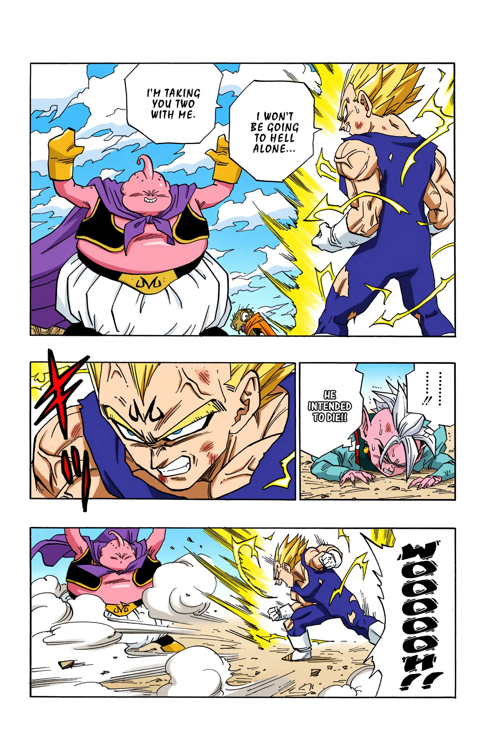 DBZ Majin Buu Saga Colored Manga, chapter 464, page 12