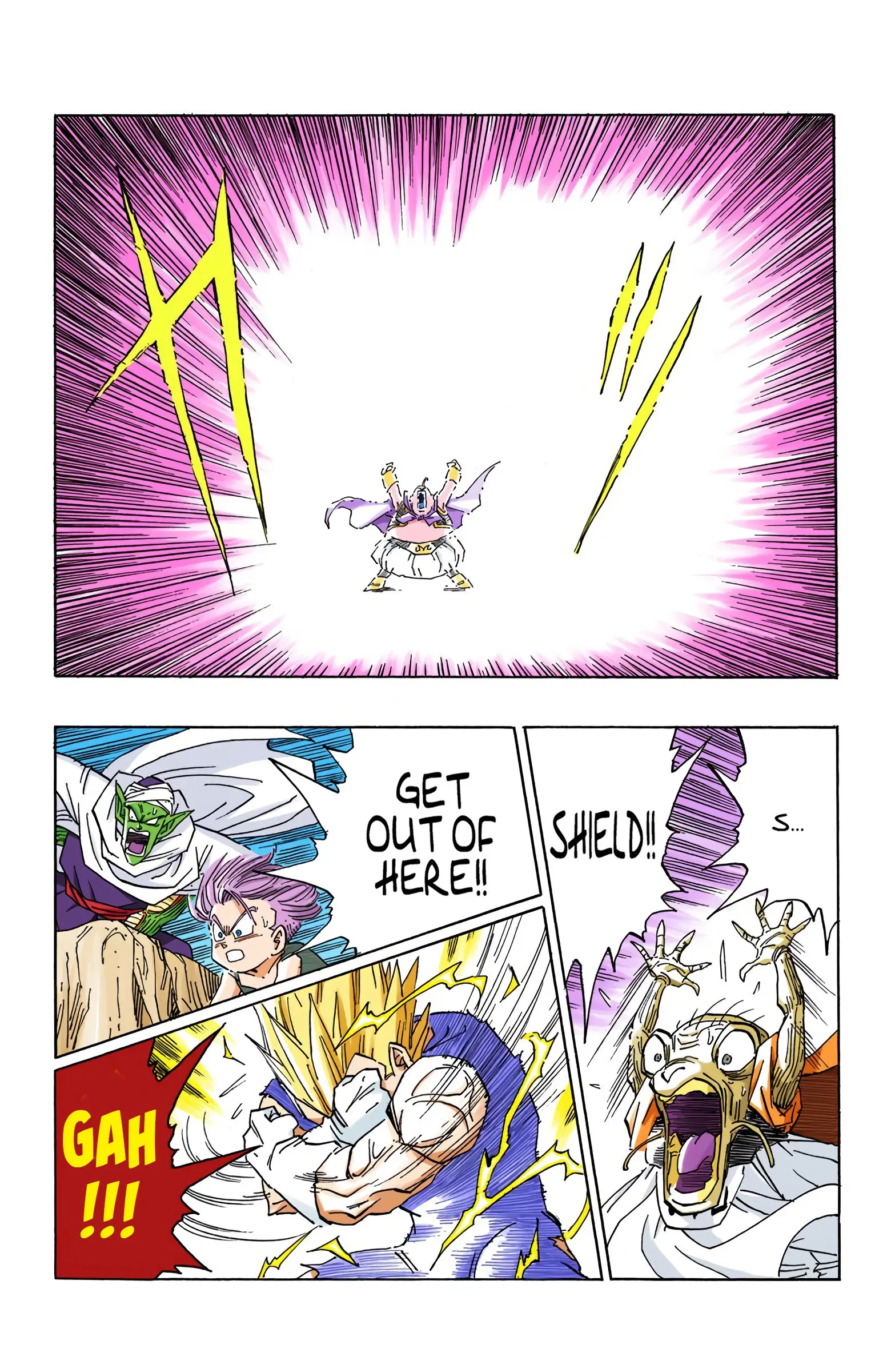 DBZ Majin Buu Saga Colored Manga, chapter 465, page 9