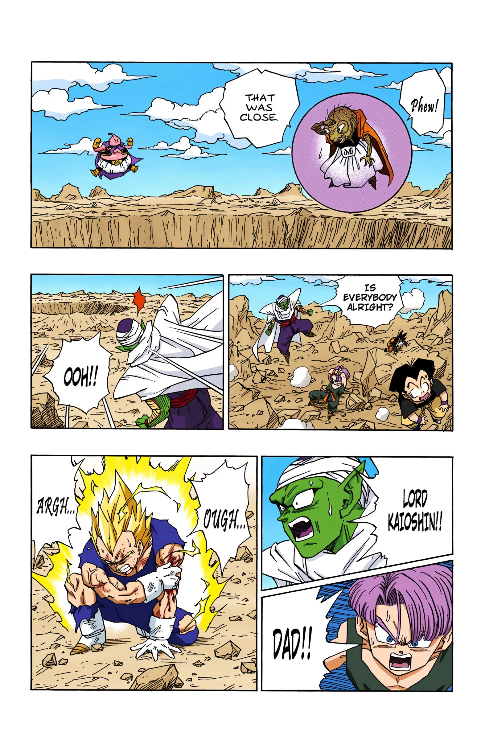 DBZ Majin Buu Saga Colored Manga, chapter 465, page 12