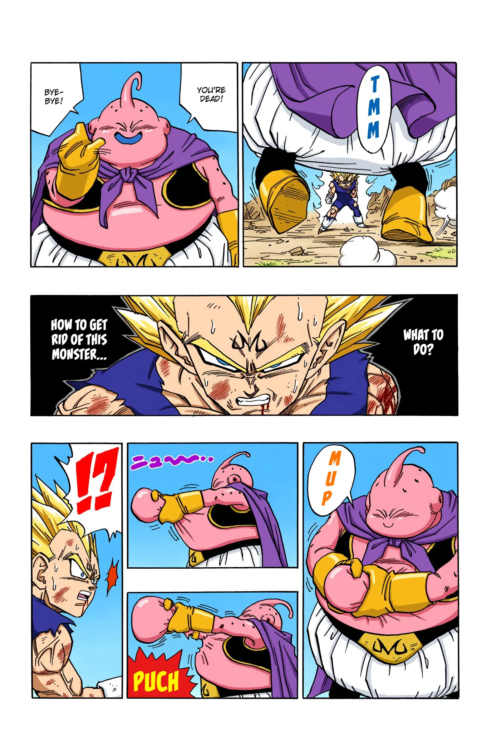 DBZ Majin Buu Saga Colored Manga, chapter 466, page 3