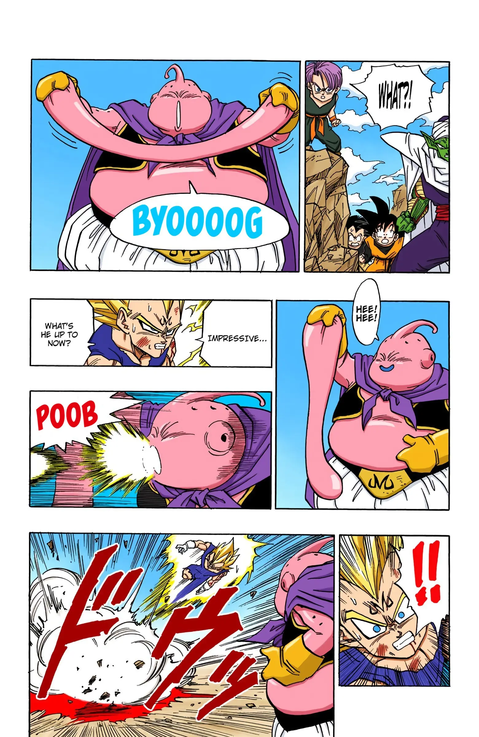 DBZ Majin Buu Saga Colored Manga, chapter 466, page 4