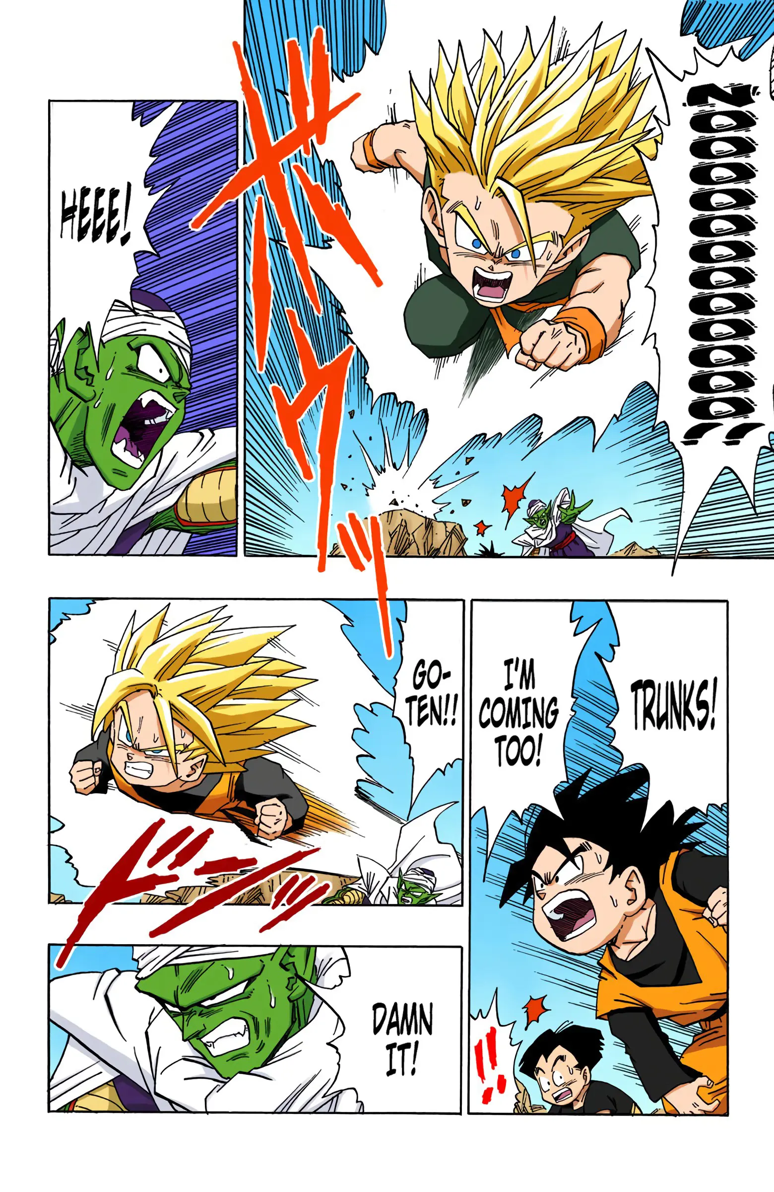 DBZ Majin Buu Saga Colored Manga, chapter 466, page 8