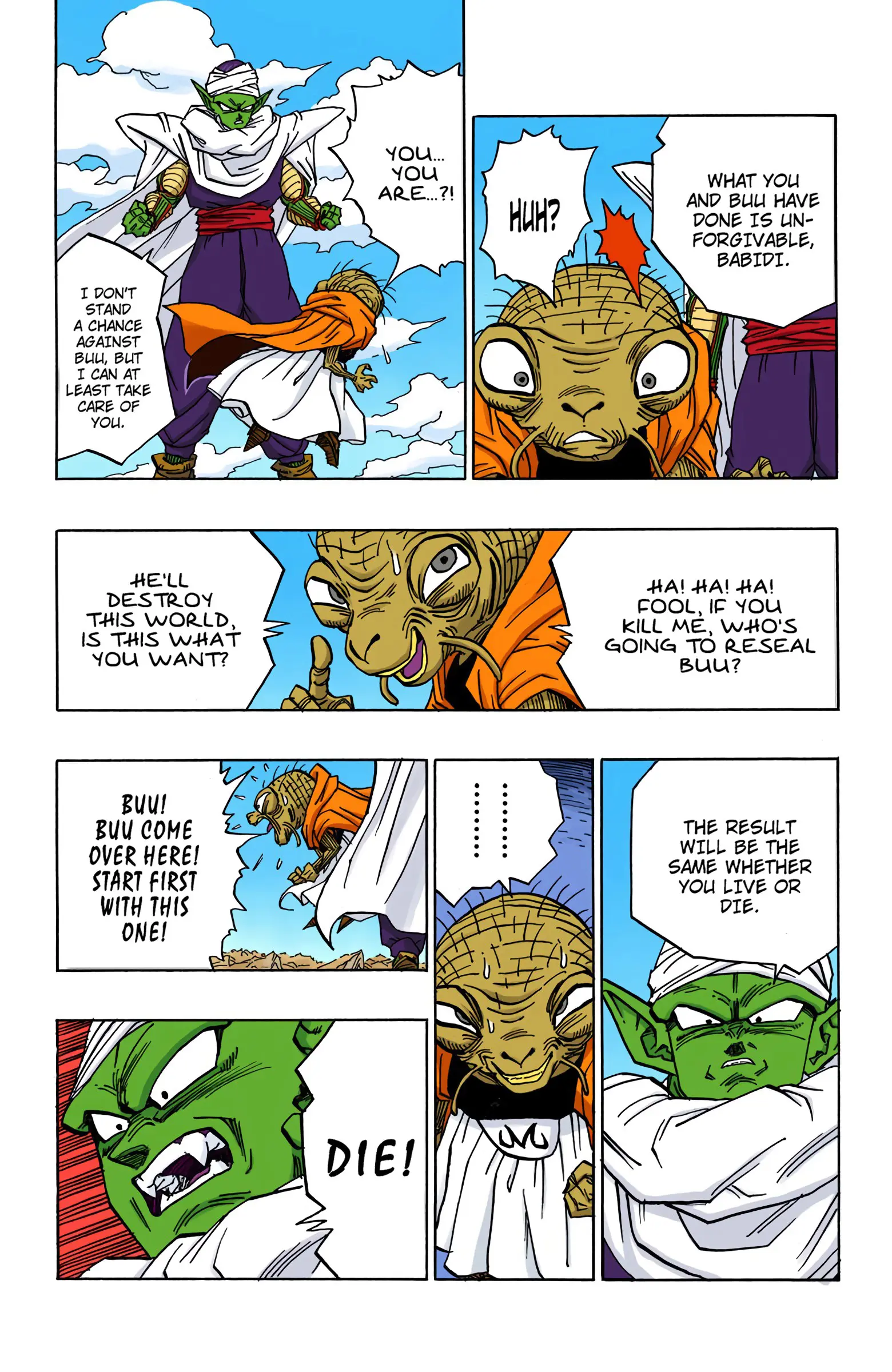 DBZ Majin Buu Saga Colored Manga, chapter 466, page 11