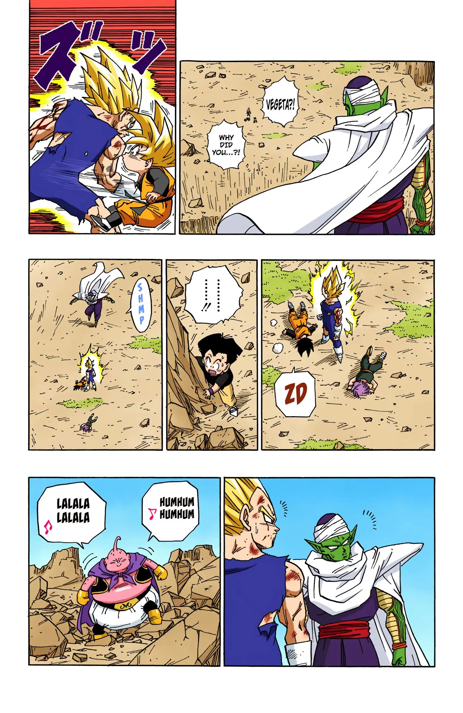DBZ Majin Buu Saga Colored Manga, chapter 467, page 4