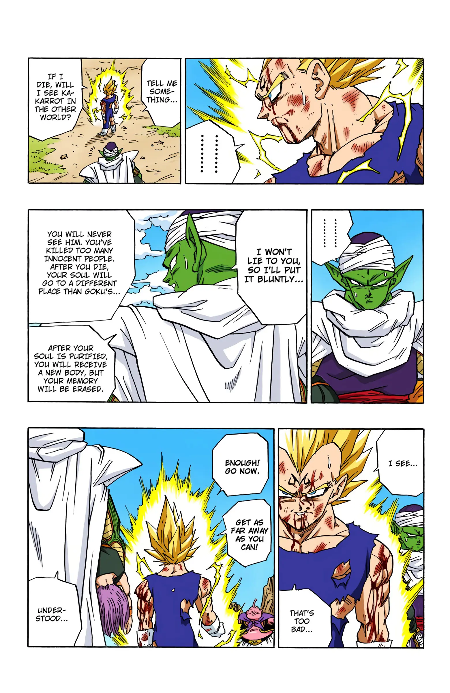 DBZ Majin Buu Saga Colored Manga, chapter 467, page 6