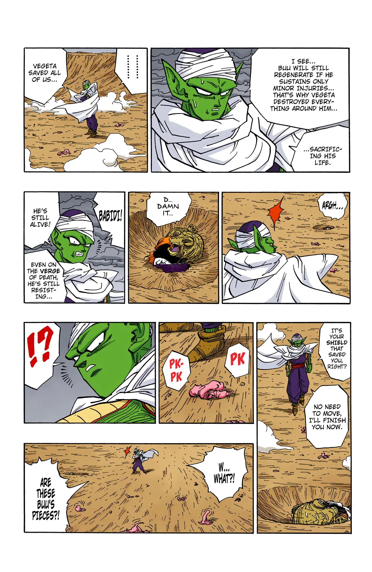 DBZ Majin Buu Saga Colored Manga, chapter 468, page 7