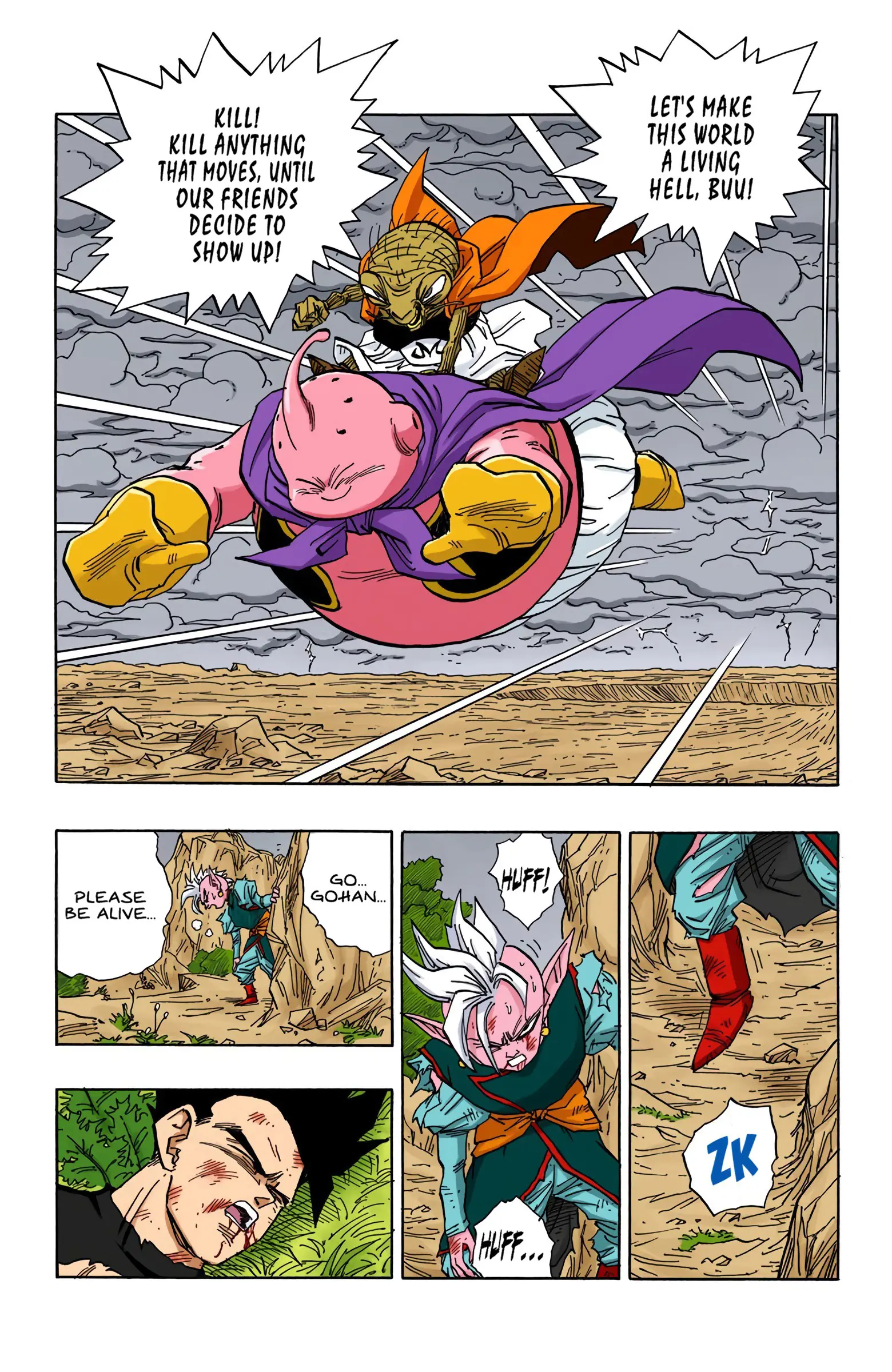 DBZ Majin Buu Saga Colored Manga, chapter 468, page 13