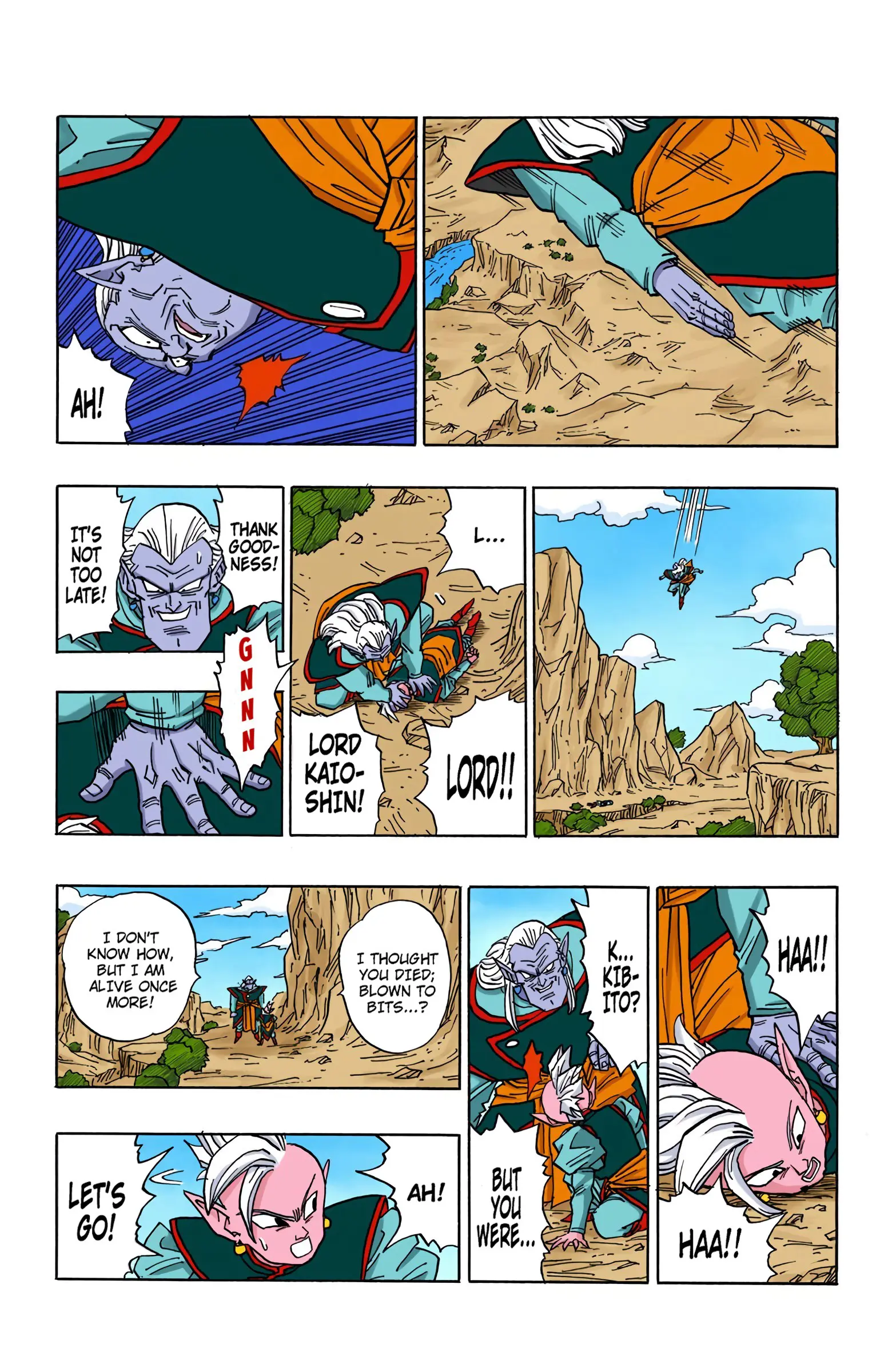 DBZ Majin Buu Saga Colored Manga, chapter 470, page 4
