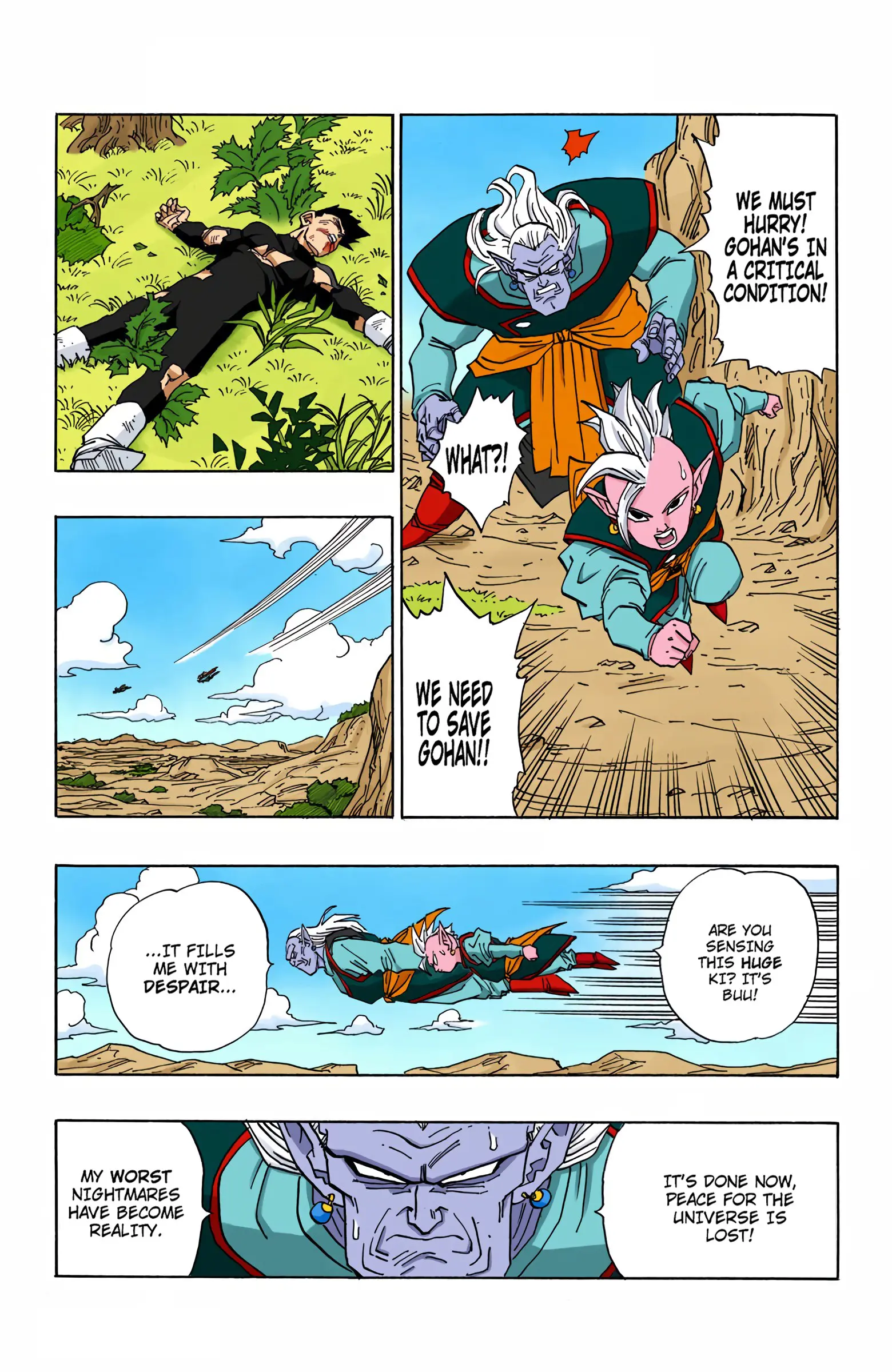 DBZ Majin Buu Saga Colored Manga, chapter 470, page 5