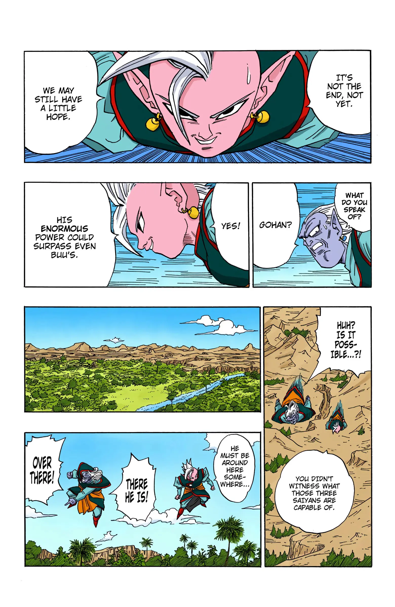 DBZ Majin Buu Saga Colored Manga, chapter 470, page 6