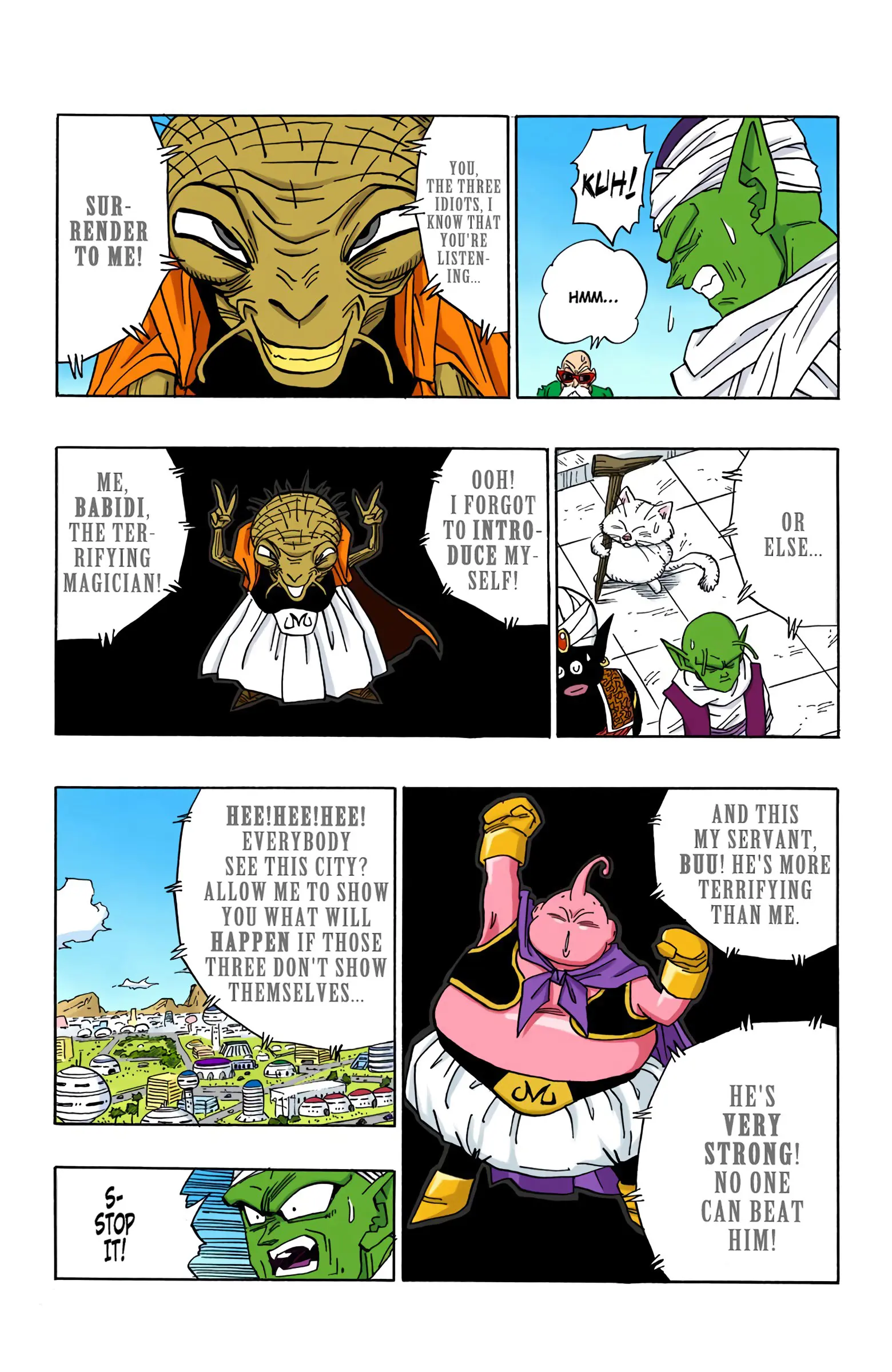 DBZ Majin Buu Saga Colored Manga, chapter 470, page 11