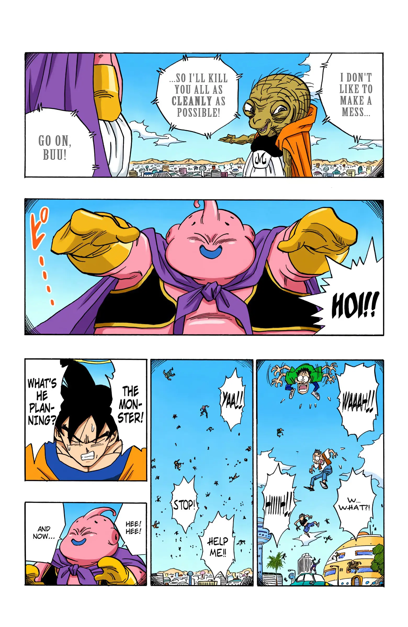 DBZ Majin Buu Saga Colored Manga, chapter 470, page 12