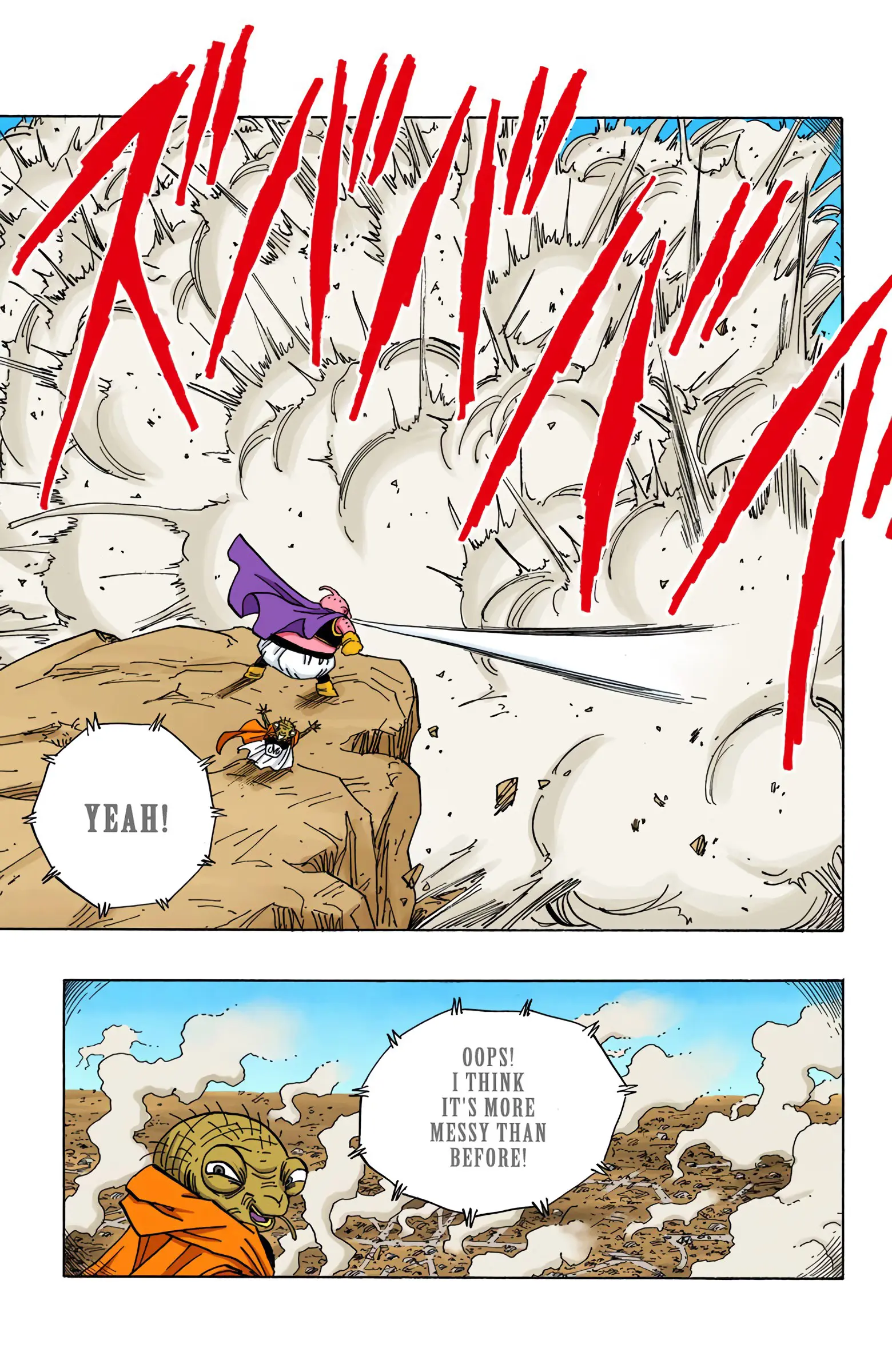 DBZ Majin Buu Saga Colored Manga, chapter 471, page 3
