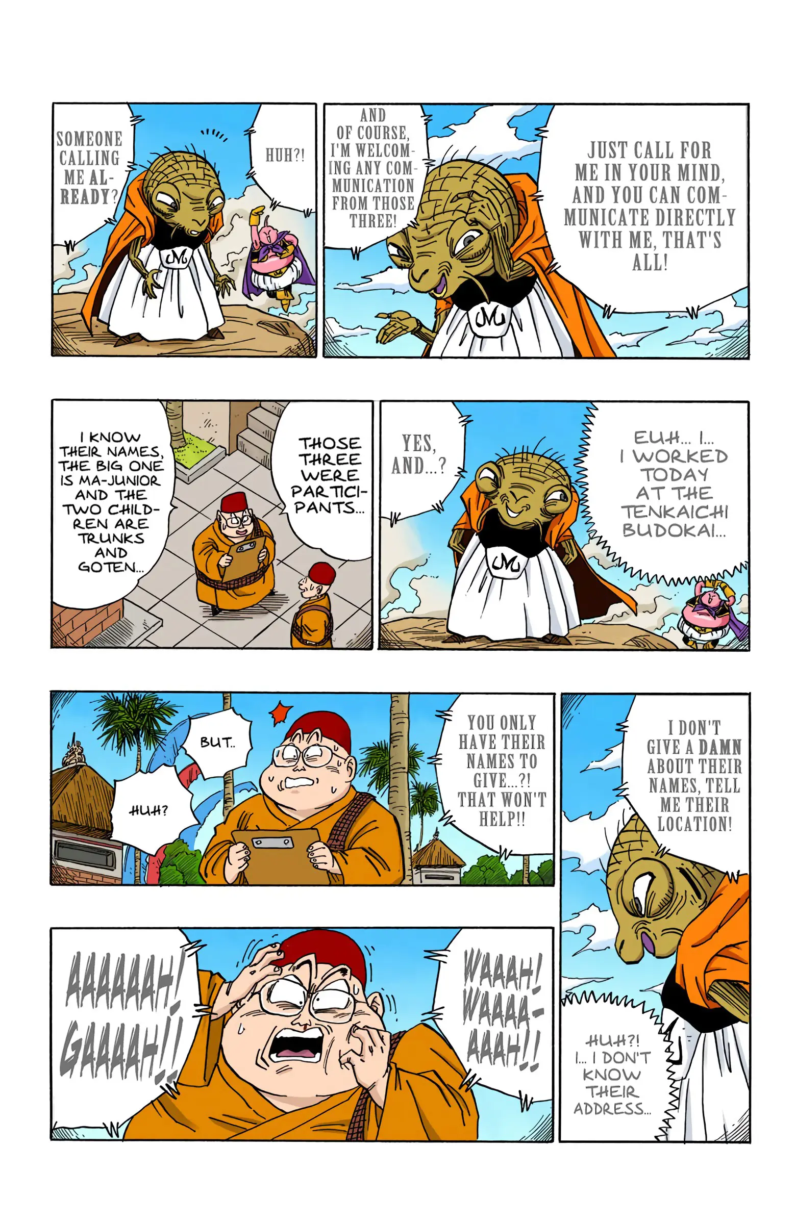 DBZ Majin Buu Saga Colored Manga, chapter 471, page 5