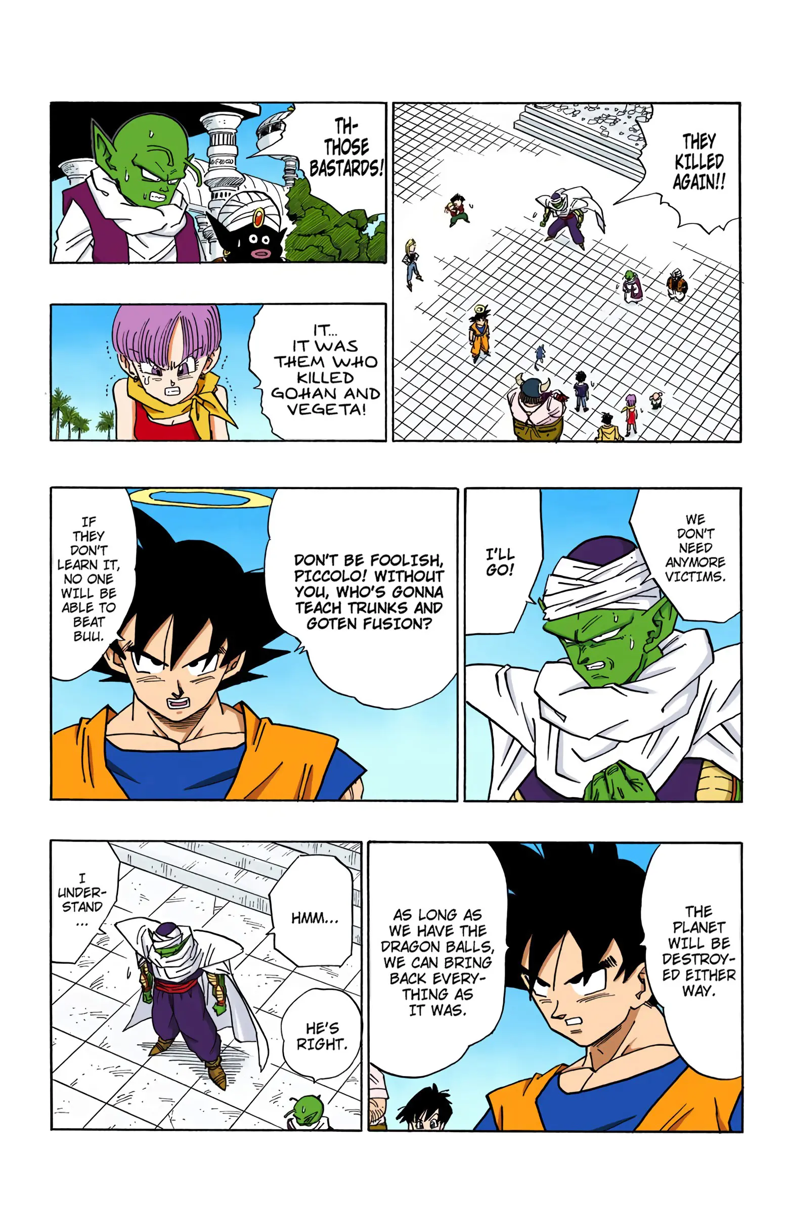DBZ Majin Buu Saga Colored Manga, chapter 471, page 7