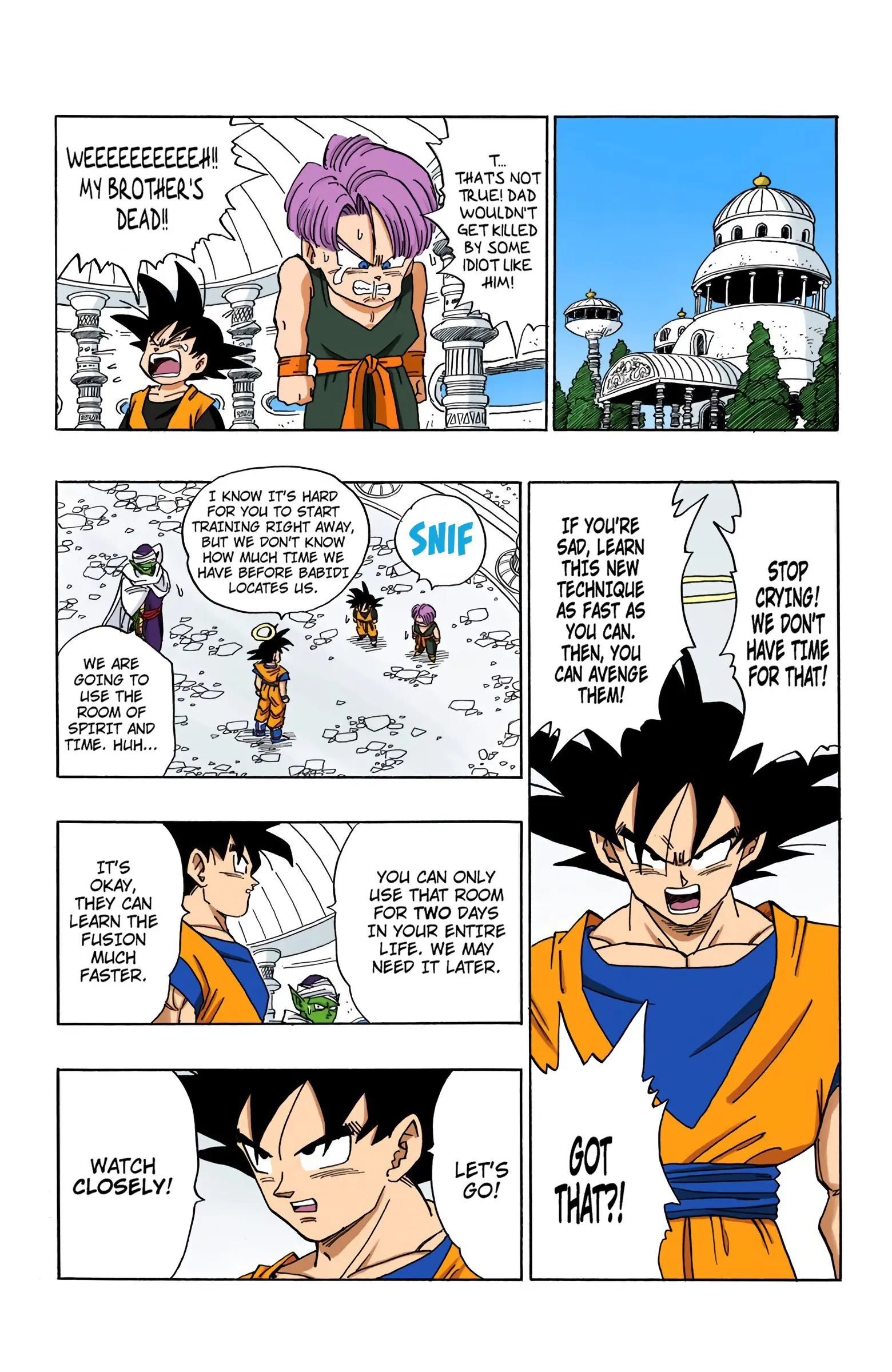 DBZ Majin Buu Saga Colored Manga, chapter 471, page 13