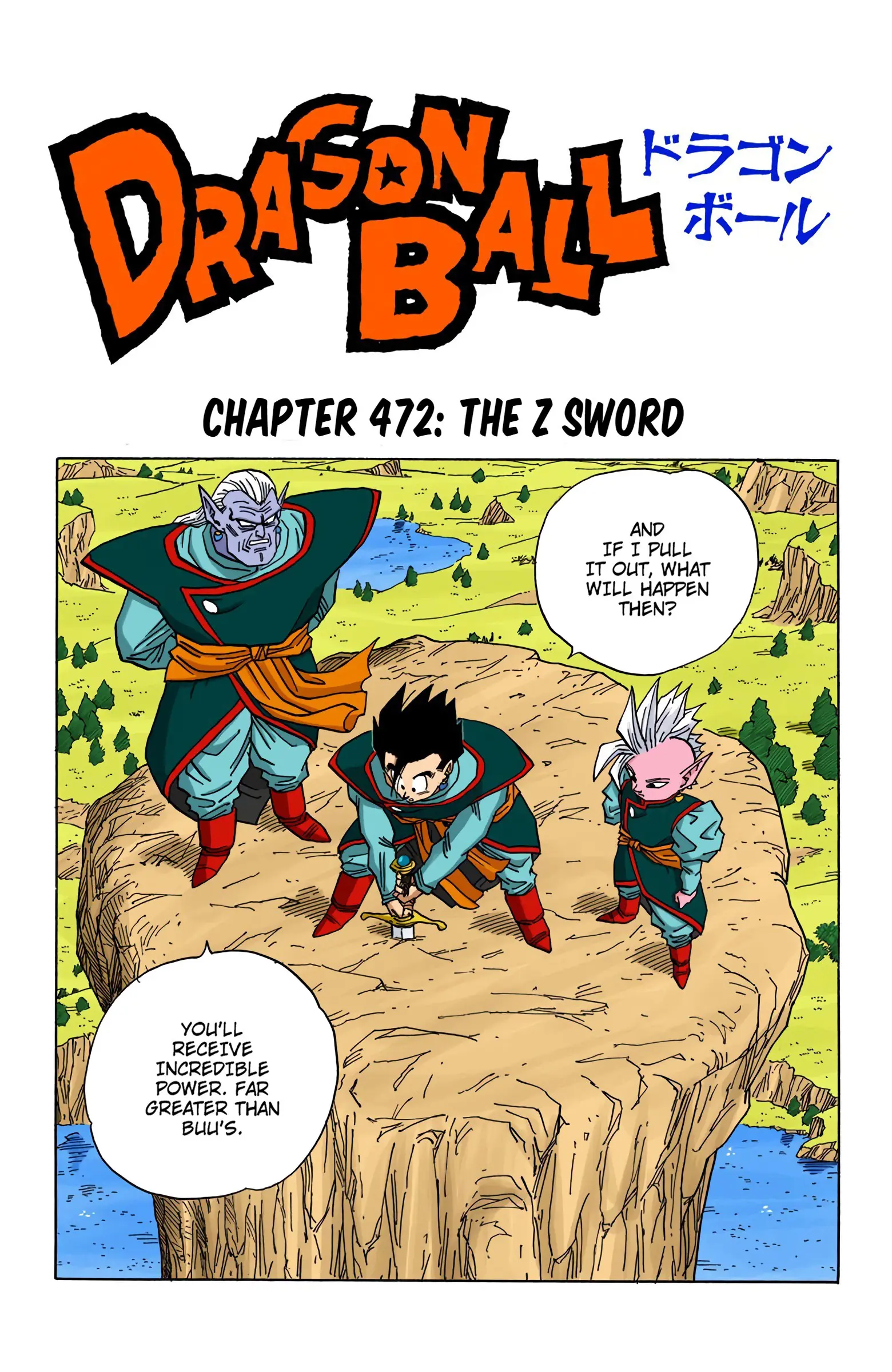DBZ Majin Buu Saga Colored Manga, chapter 472, page 1