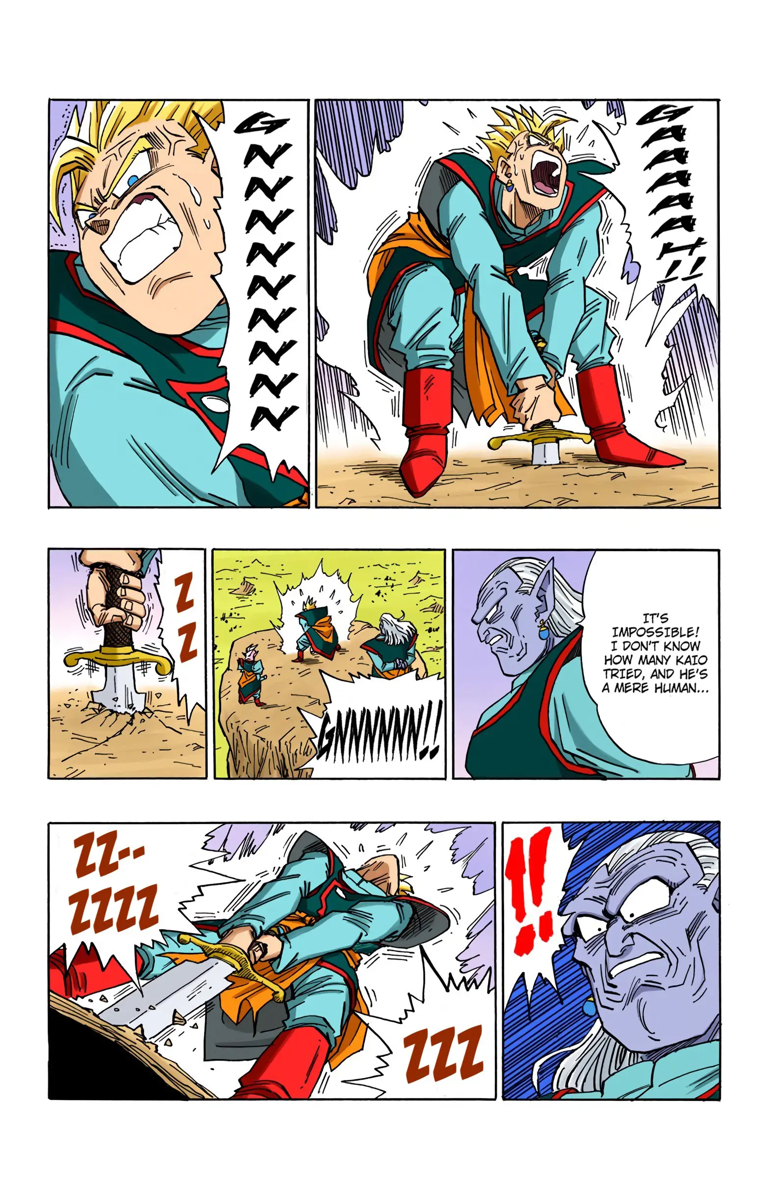 DBZ Majin Buu Saga Colored Manga, chapter 472, page 4