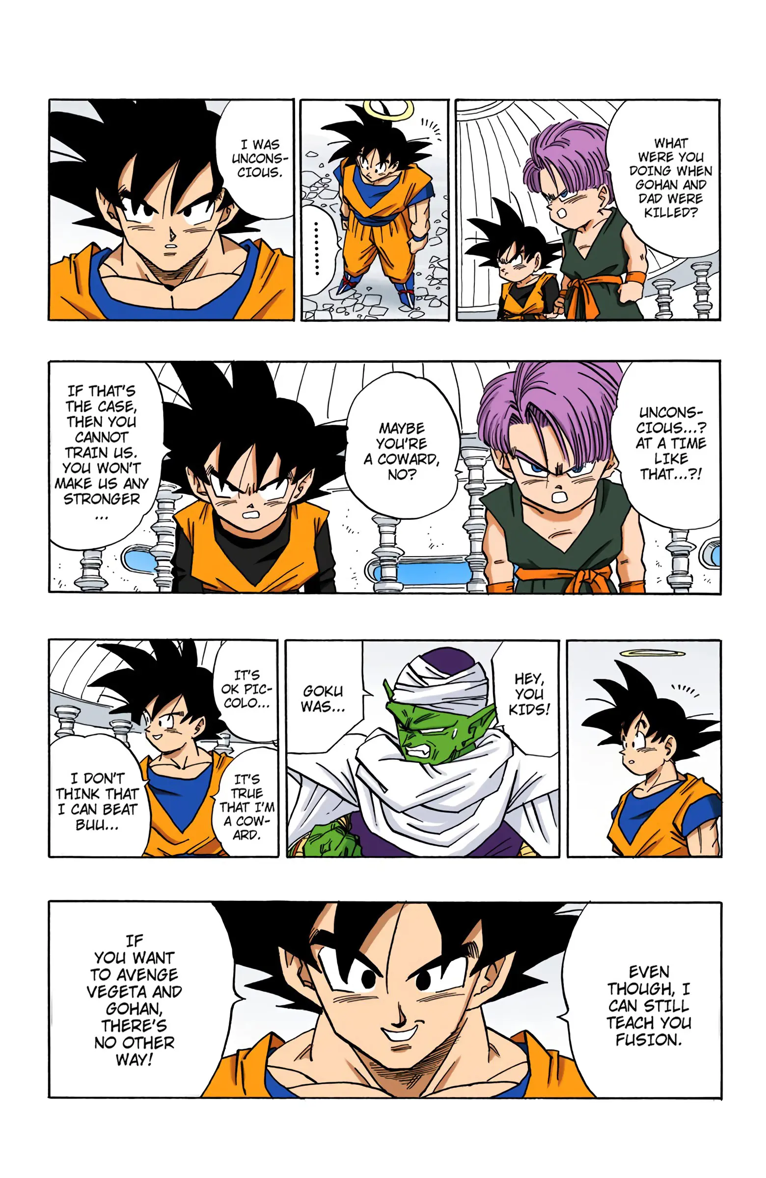 DBZ Majin Buu Saga Colored Manga, chapter 472, page 9