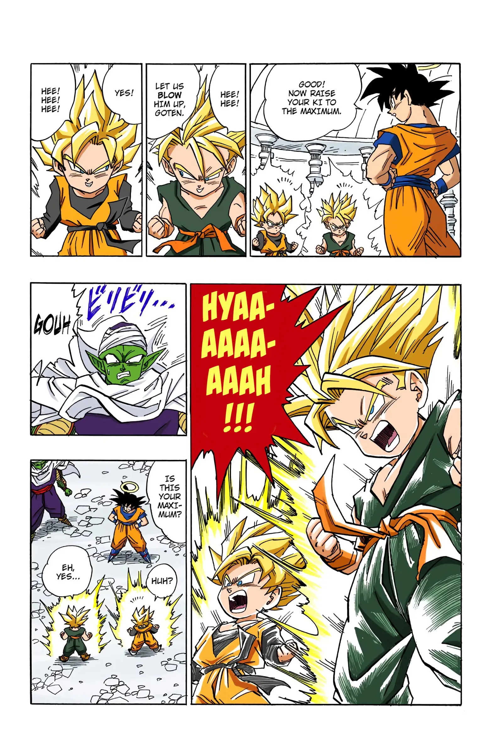 DBZ Majin Buu Saga Colored Manga, chapter 473, page 3