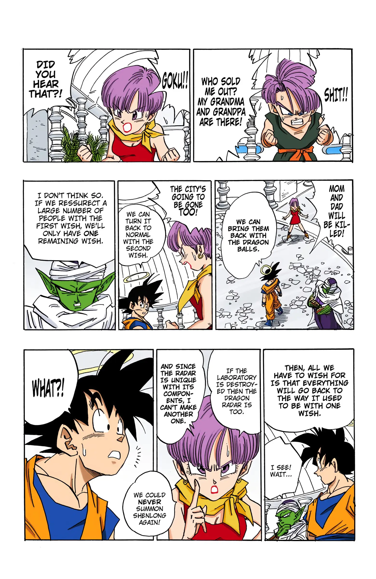DBZ Majin Buu Saga Colored Manga, chapter 473, page 6