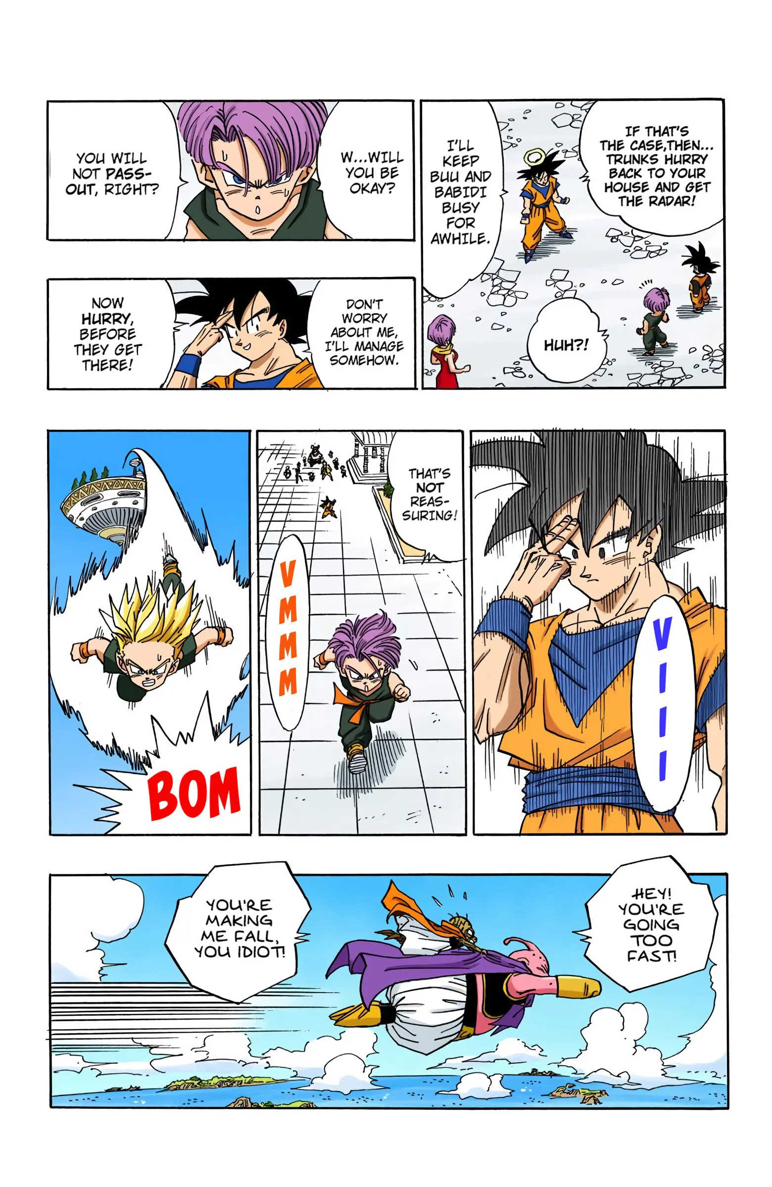 DBZ Majin Buu Saga Colored Manga, chapter 473, page 7