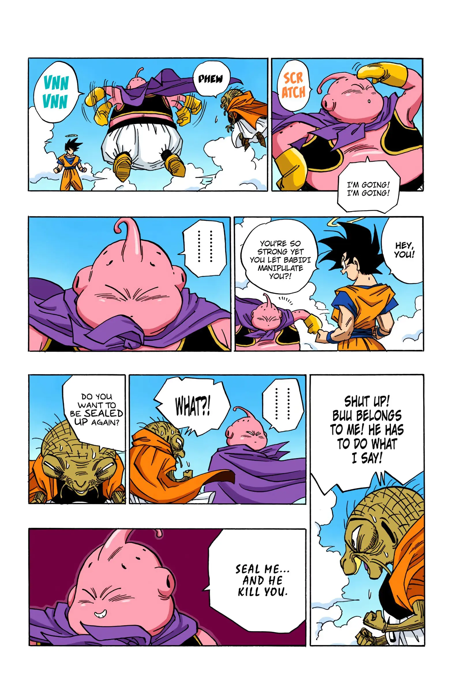 DBZ Majin Buu Saga Colored Manga, chapter 473, page 12