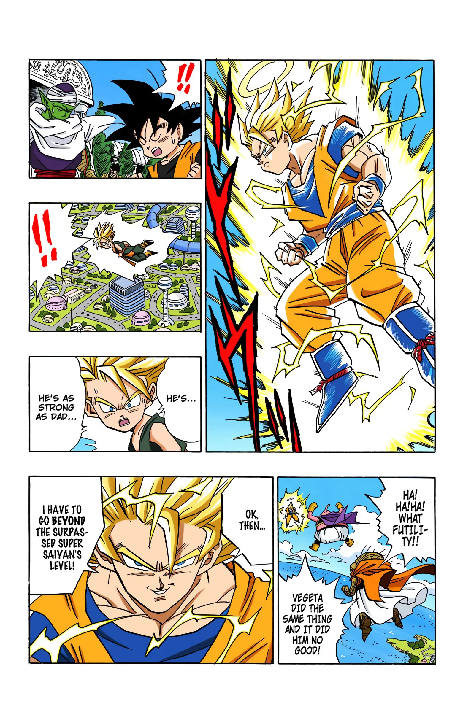 DBZ Majin Buu Saga Colored Manga, chapter 473, page 14