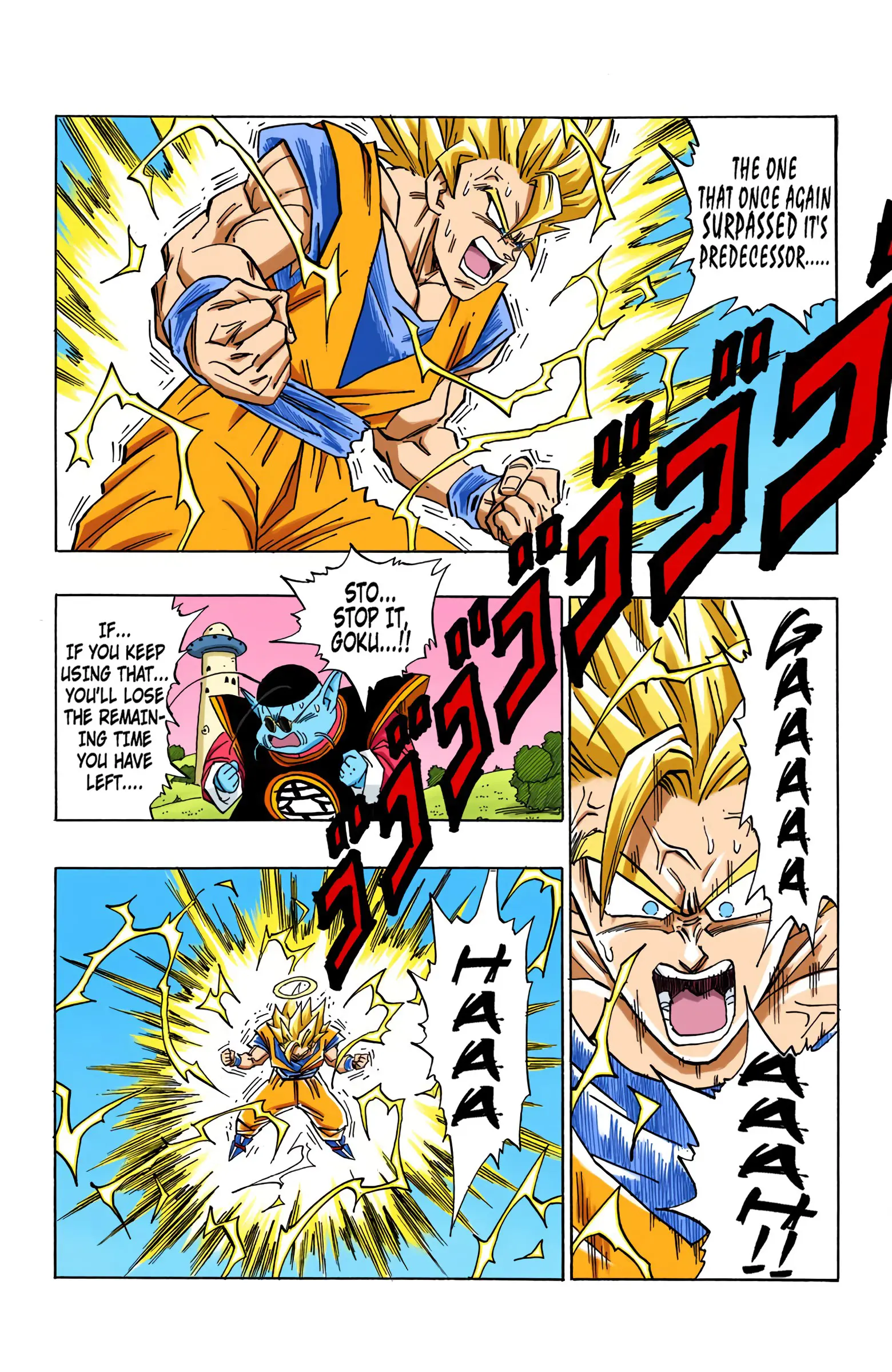 DBZ Majin Buu Saga Colored Manga, chapter 474, page 4