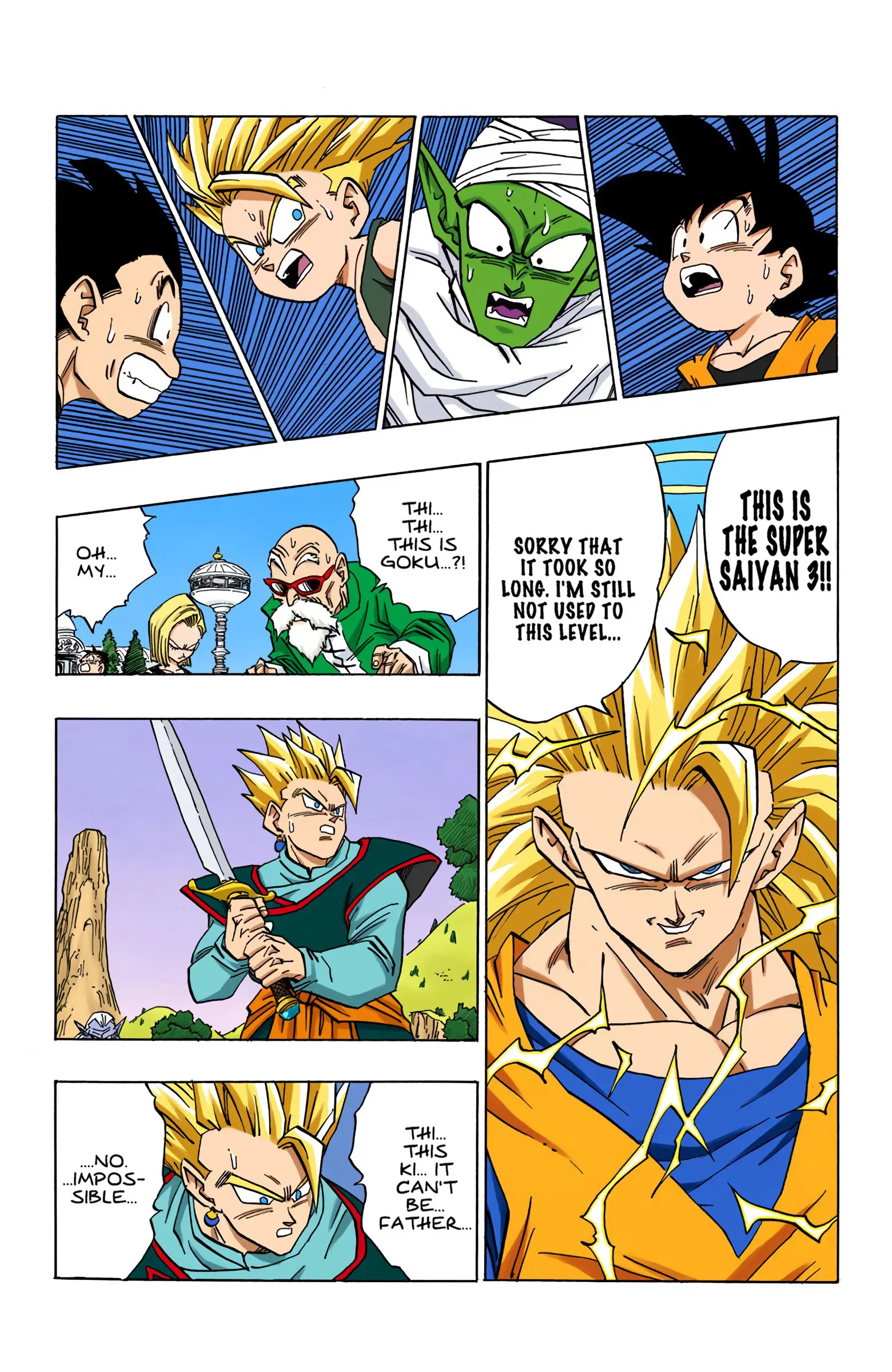 DBZ Majin Buu Saga Colored Manga, chapter 474, page 7