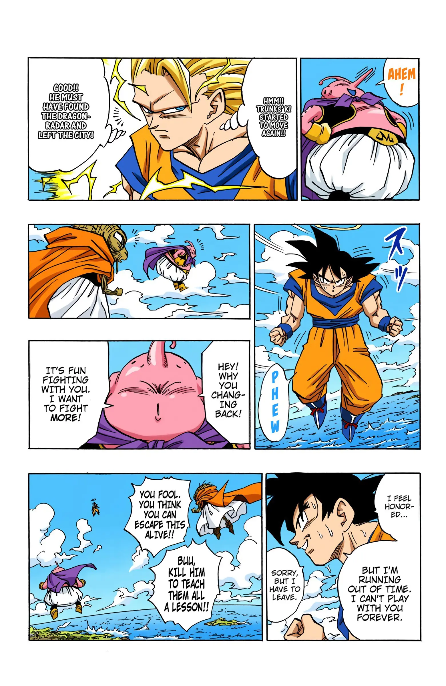DBZ Majin Buu Saga Colored Manga, chapter 475, page 10