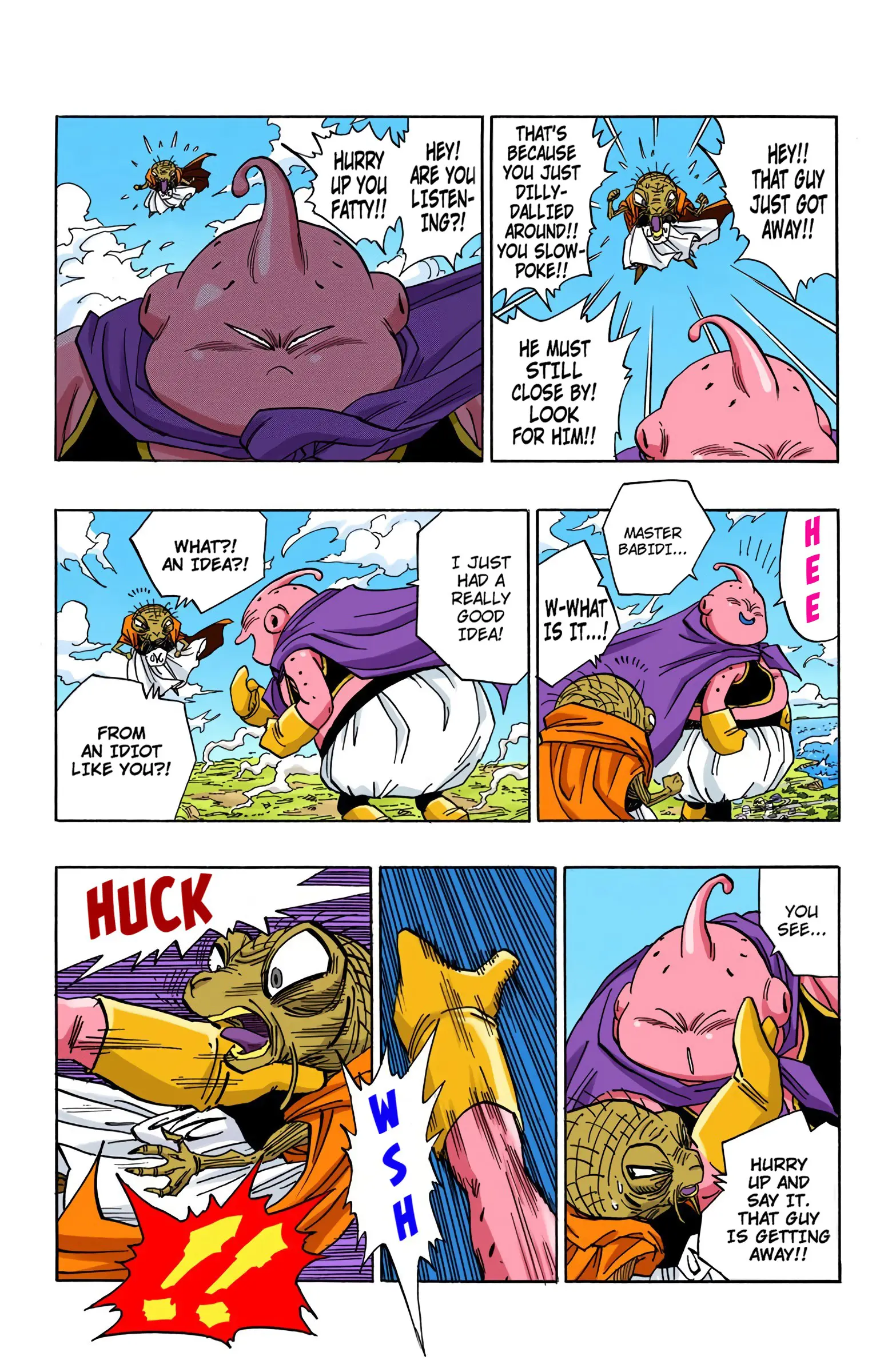 DBZ Majin Buu Saga Colored Manga, chapter 475, page 12