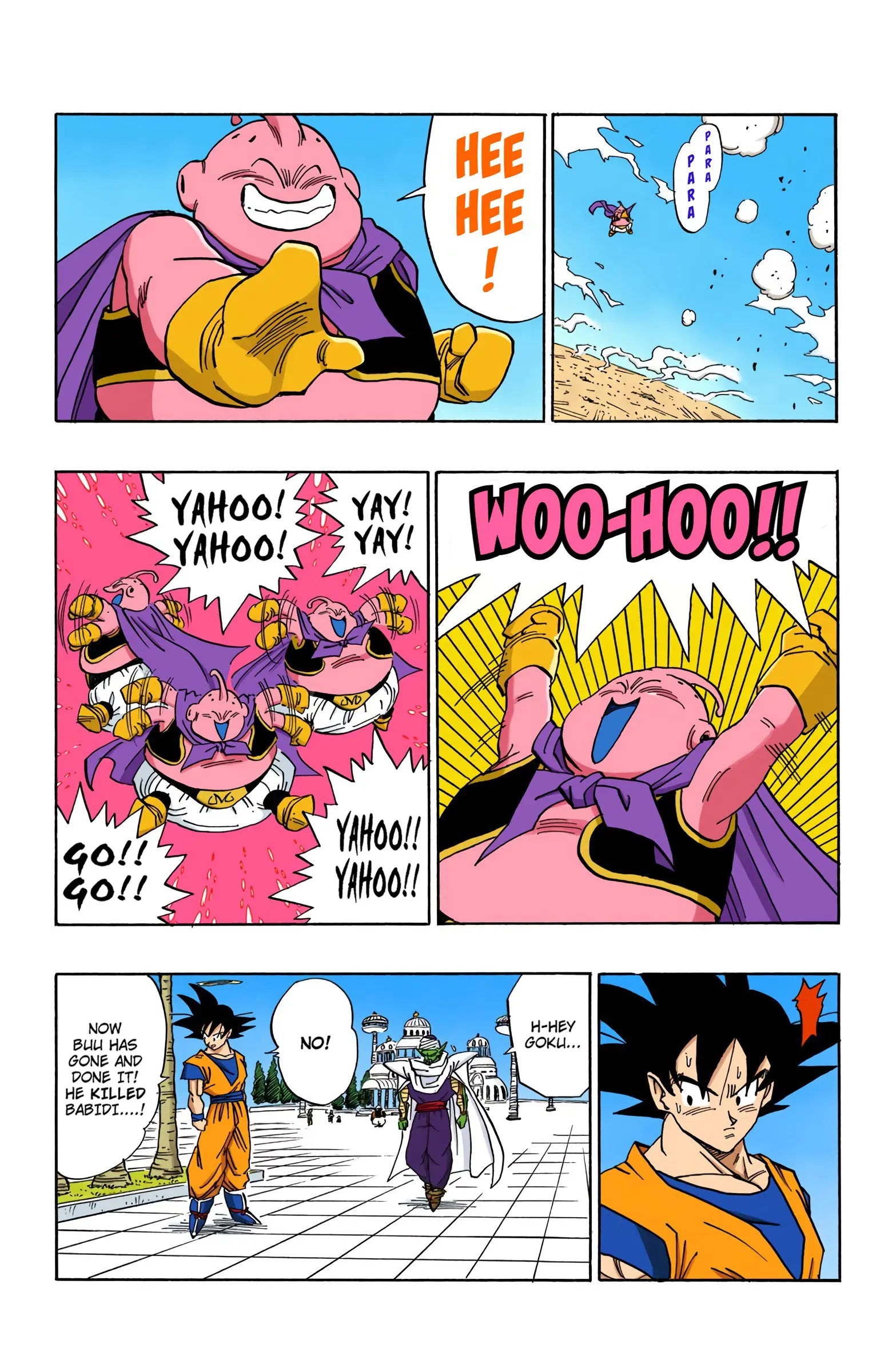 DBZ Majin Buu Saga Colored Manga, chapter 476, page 2