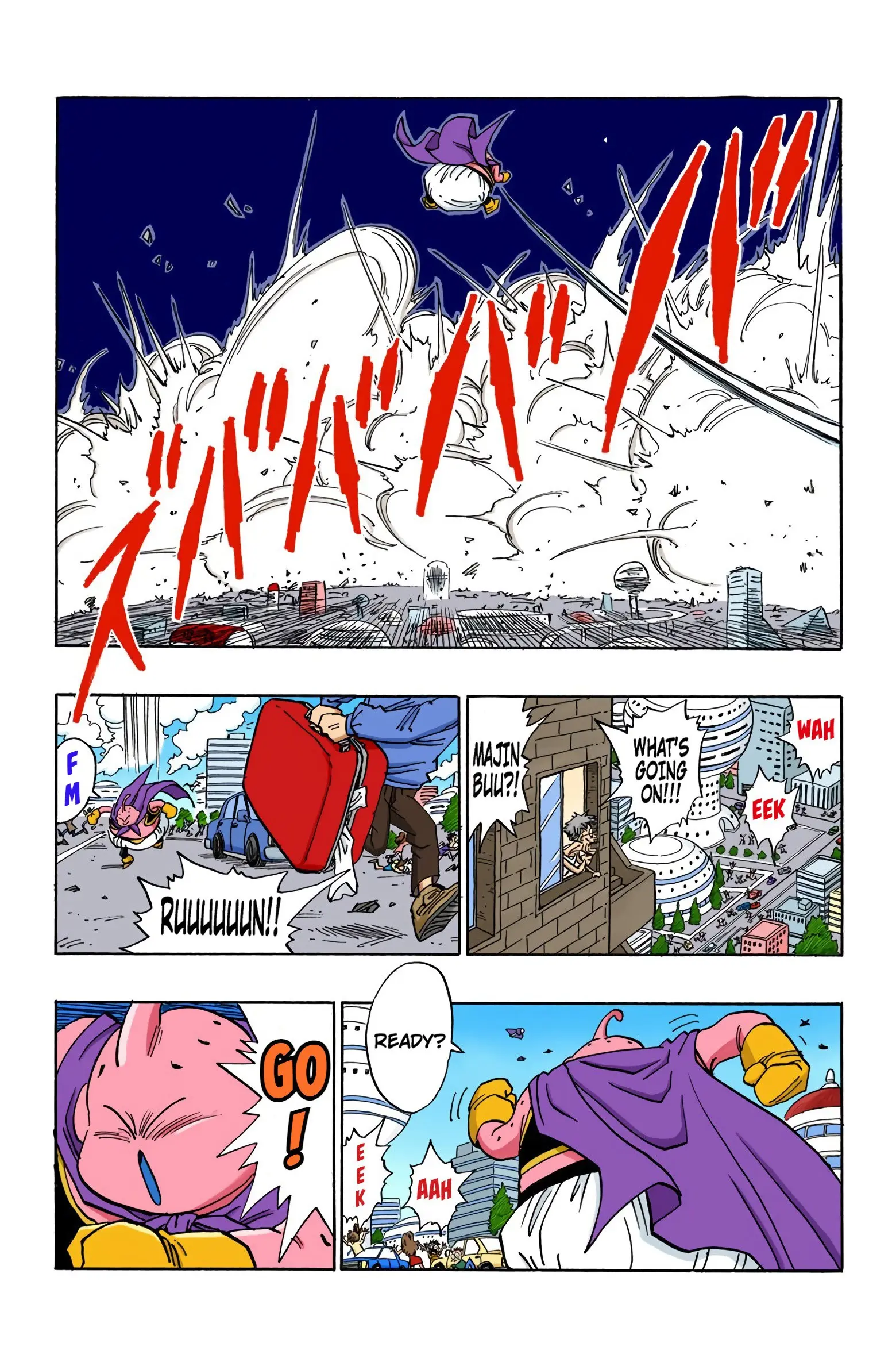 DBZ Majin Buu Saga Colored Manga, chapter 476, page 4