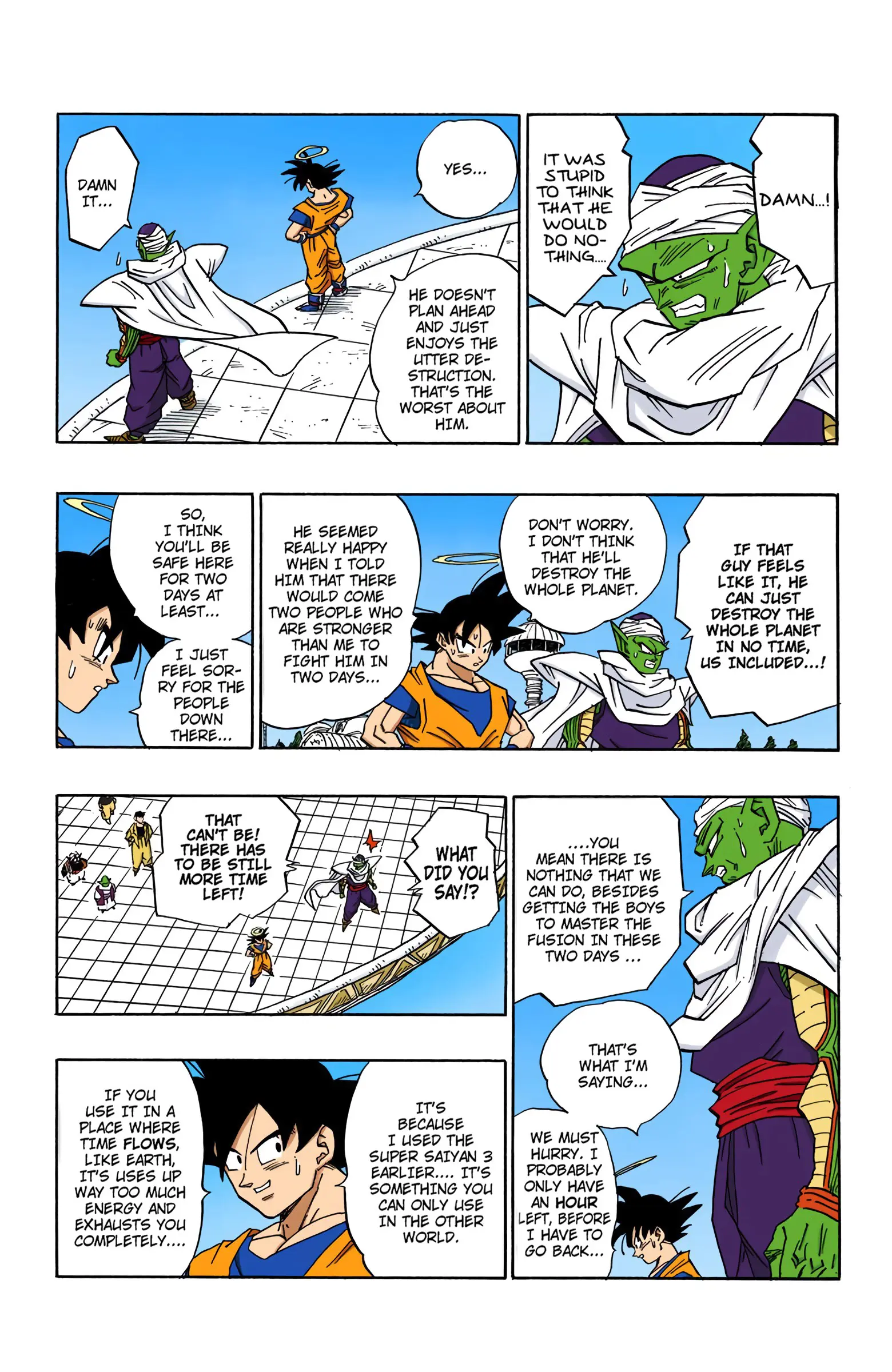 DBZ Majin Buu Saga Colored Manga, chapter 476, page 9