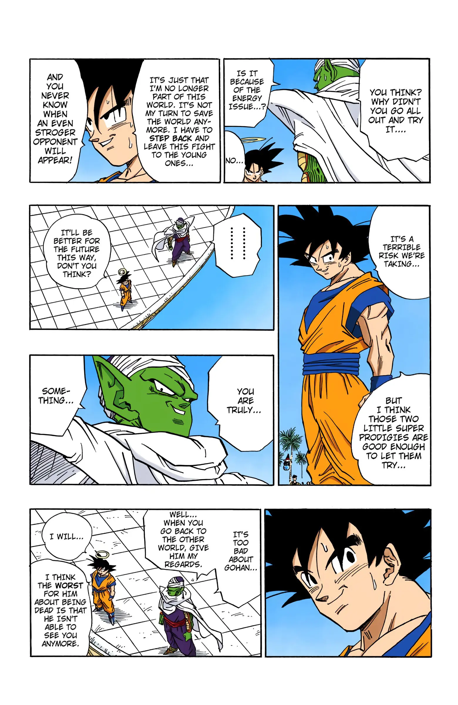 DBZ Majin Buu Saga Colored Manga, chapter 476, page 11