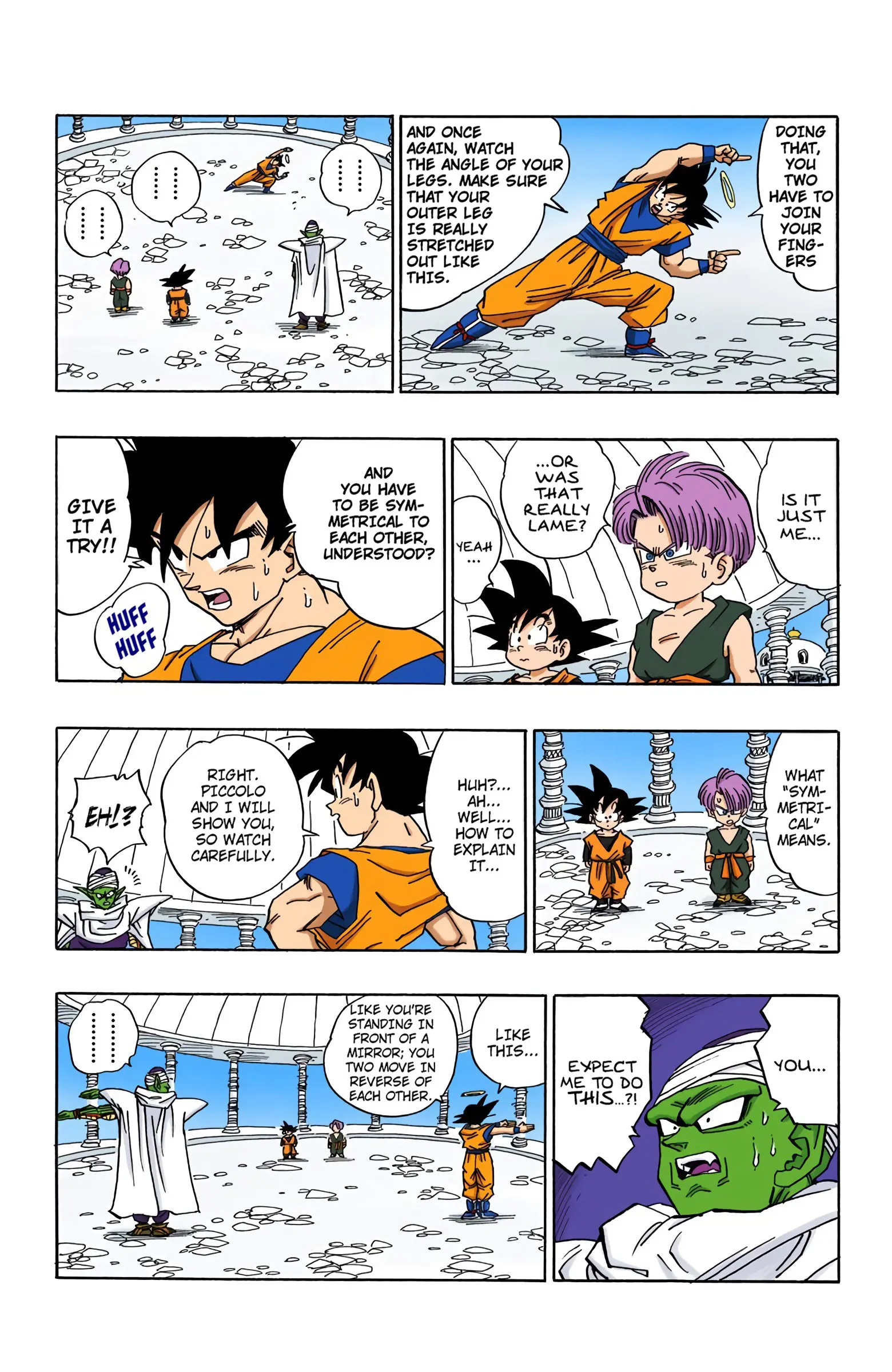 DBZ Majin Buu Saga Colored Manga, chapter 477, page 3