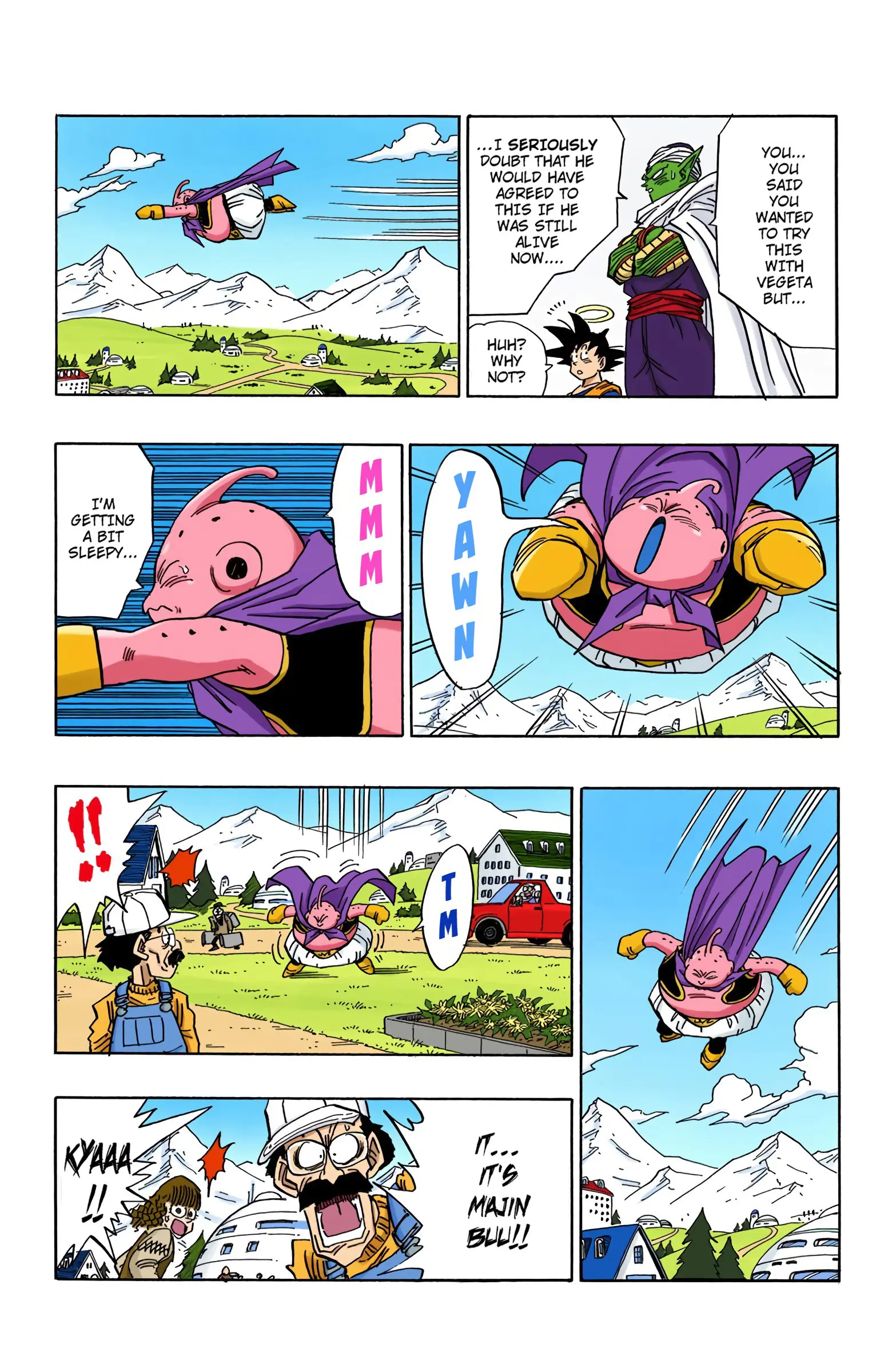 DBZ Majin Buu Saga Colored Manga, chapter 477, page 5