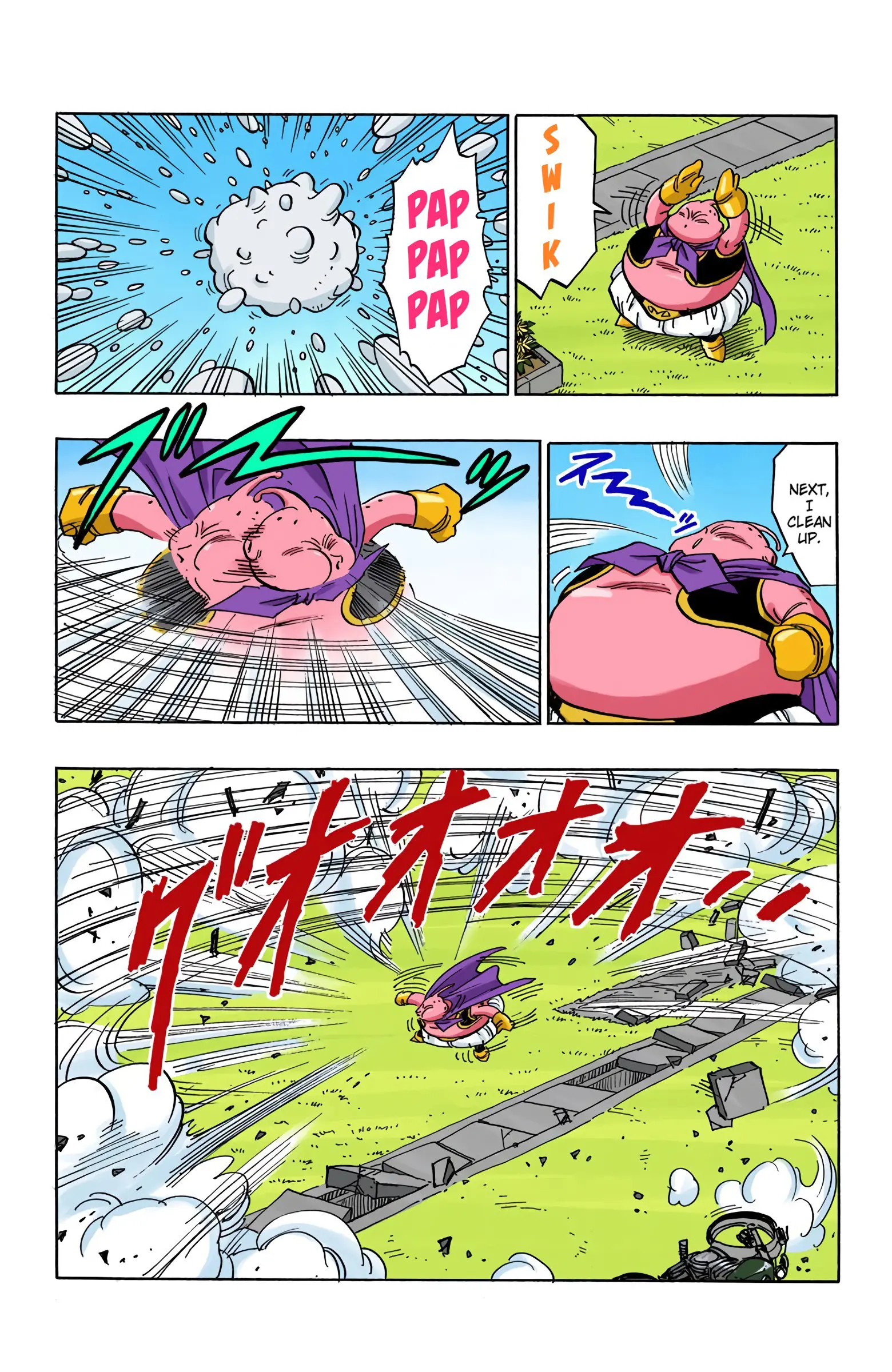 DBZ Majin Buu Saga Colored Manga, chapter 477, page 7
