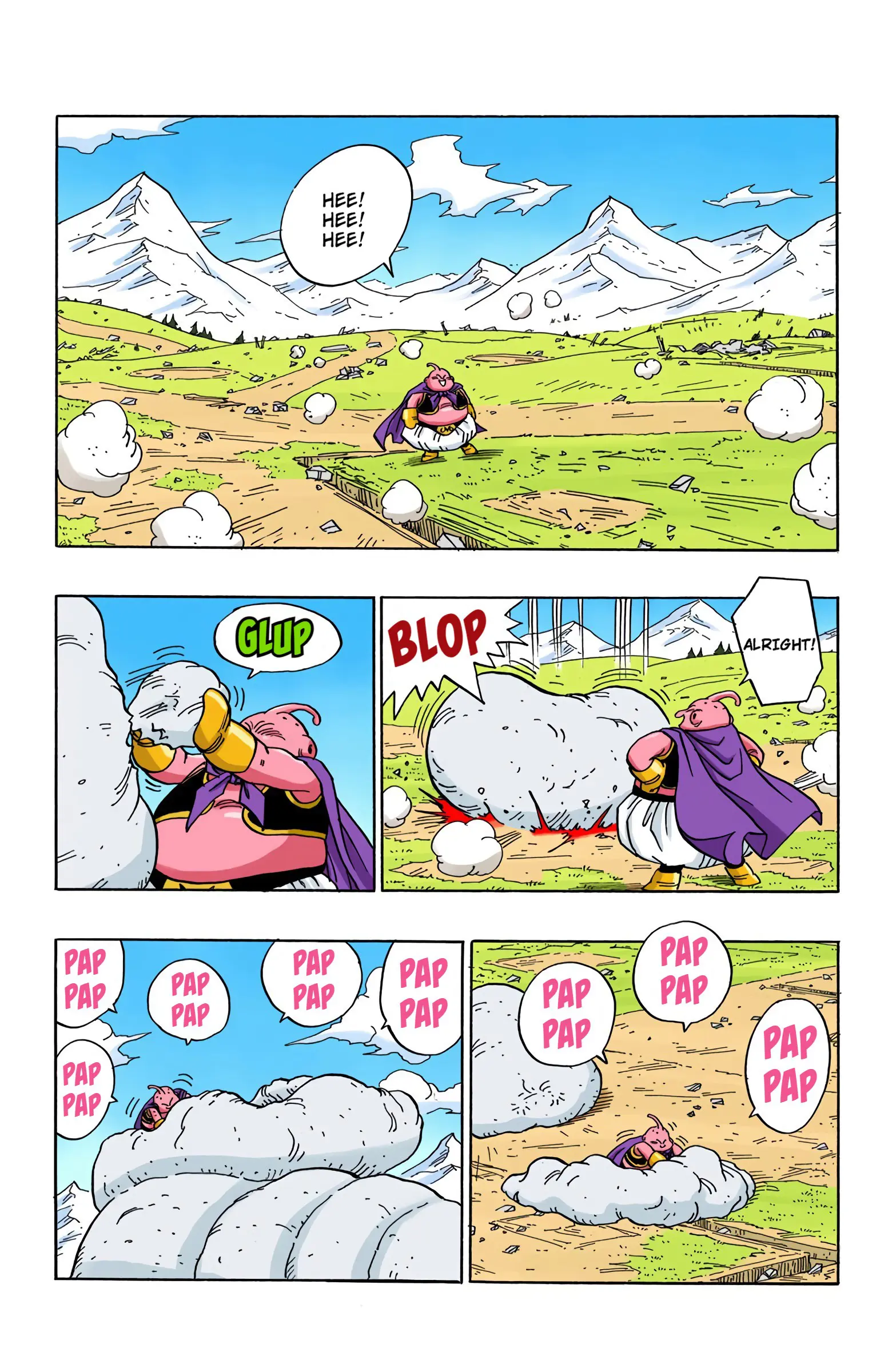 DBZ Majin Buu Saga Colored Manga, chapter 477, page 8