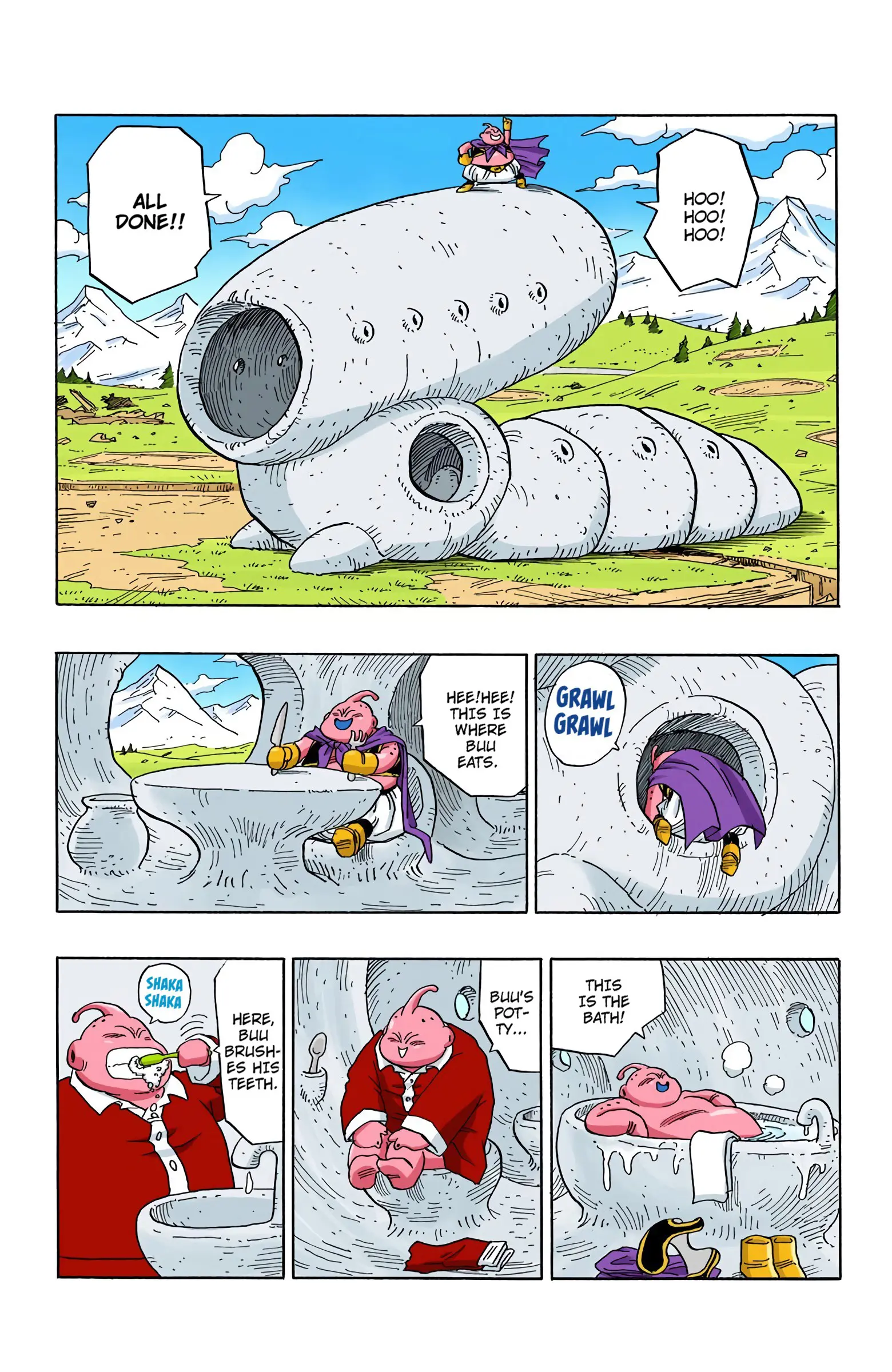 DBZ Majin Buu Saga Colored Manga, chapter 477, page 9