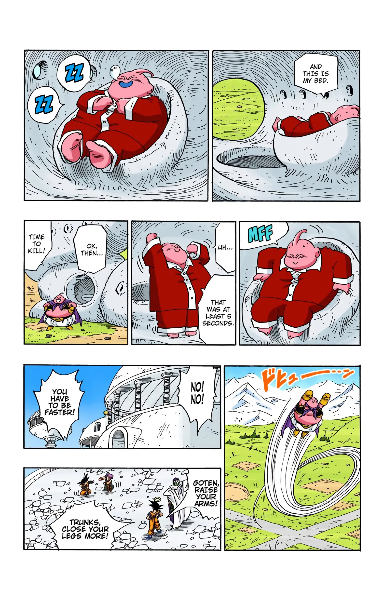 DBZ Majin Buu Saga Colored Manga, chapter 477, page 10