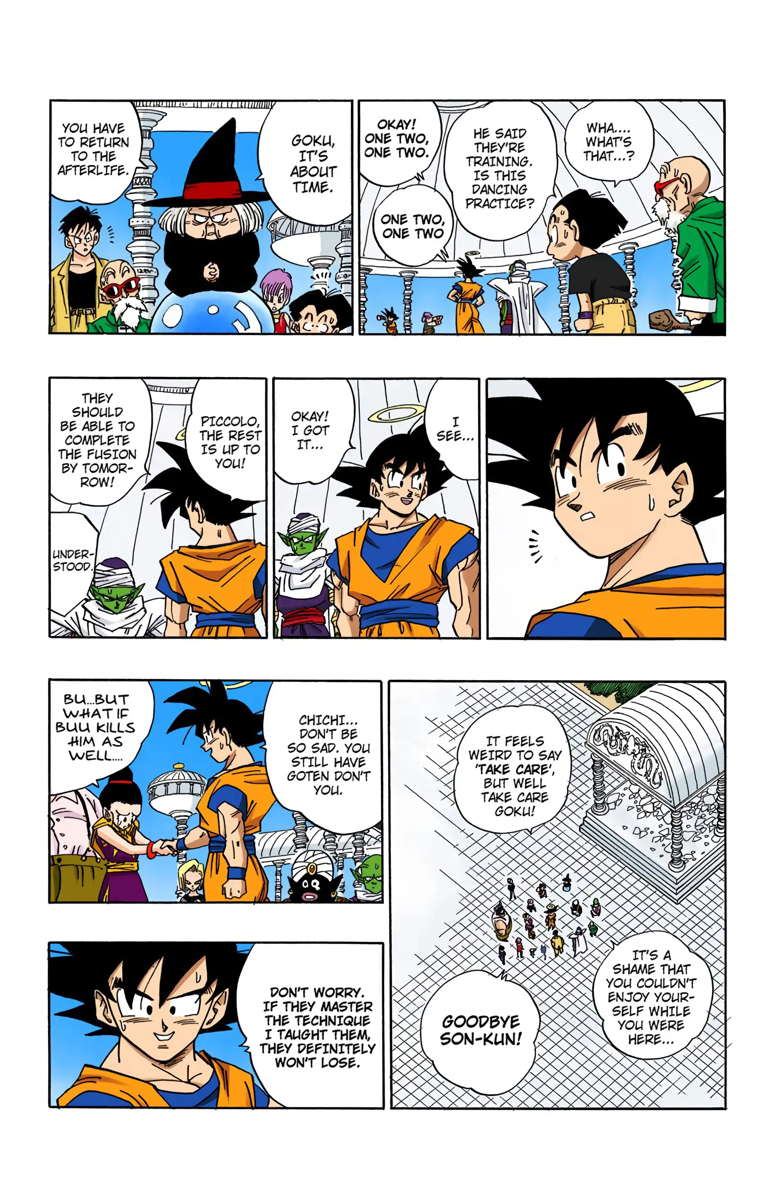 DBZ Majin Buu Saga Colored Manga, chapter 477, page 11