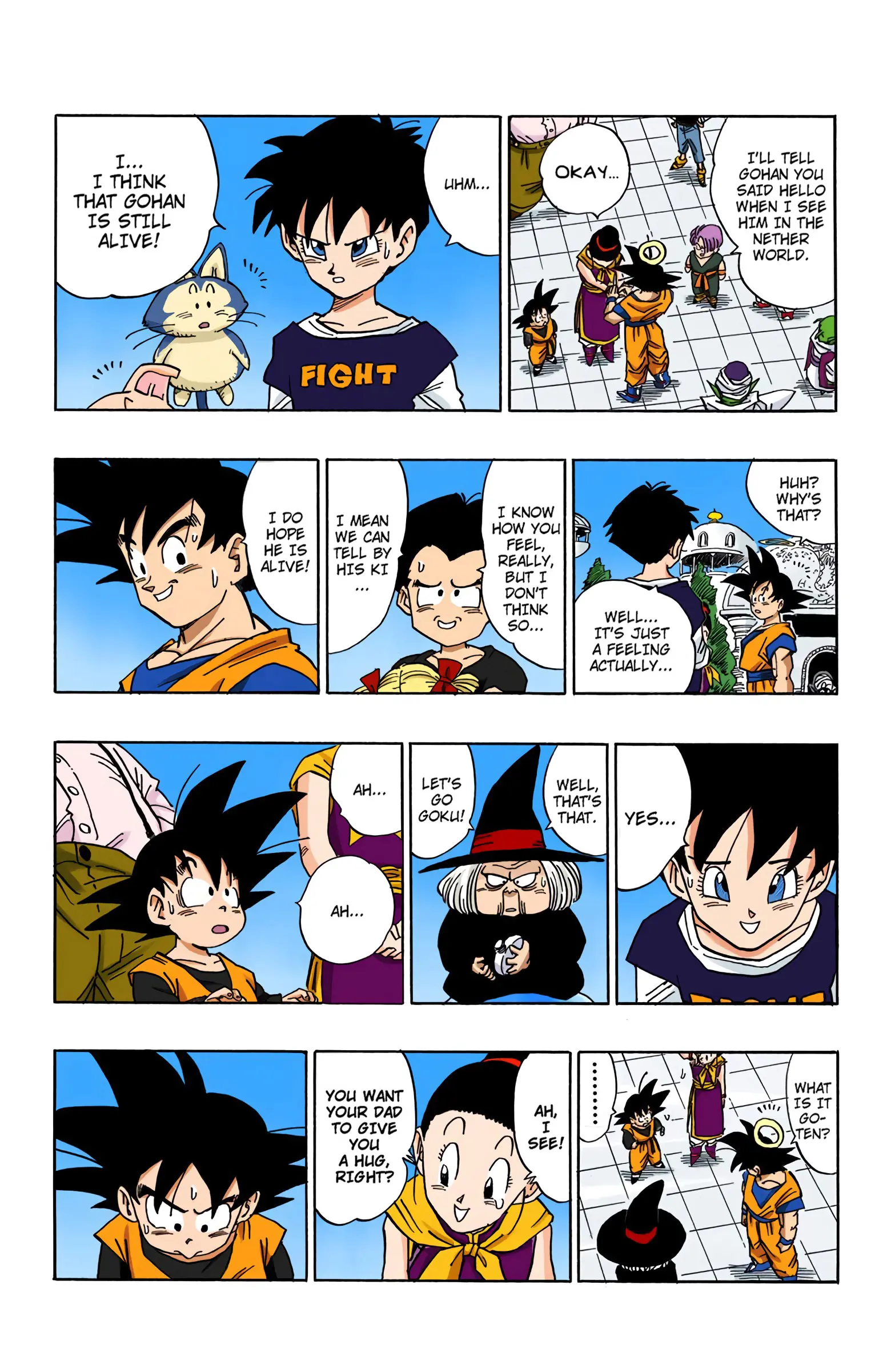 DBZ Majin Buu Saga Colored Manga, chapter 477, page 12