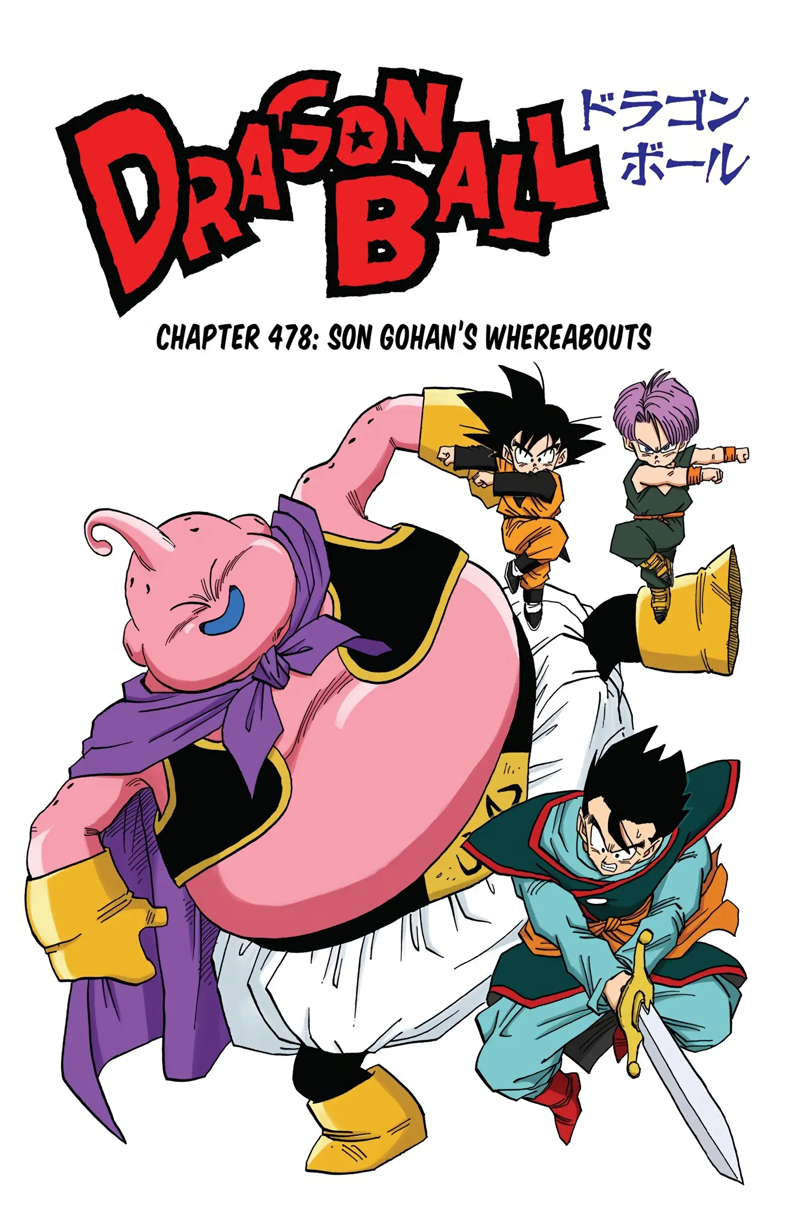 DBZ Majin Buu Saga Colored Manga, chapter 478, page 1