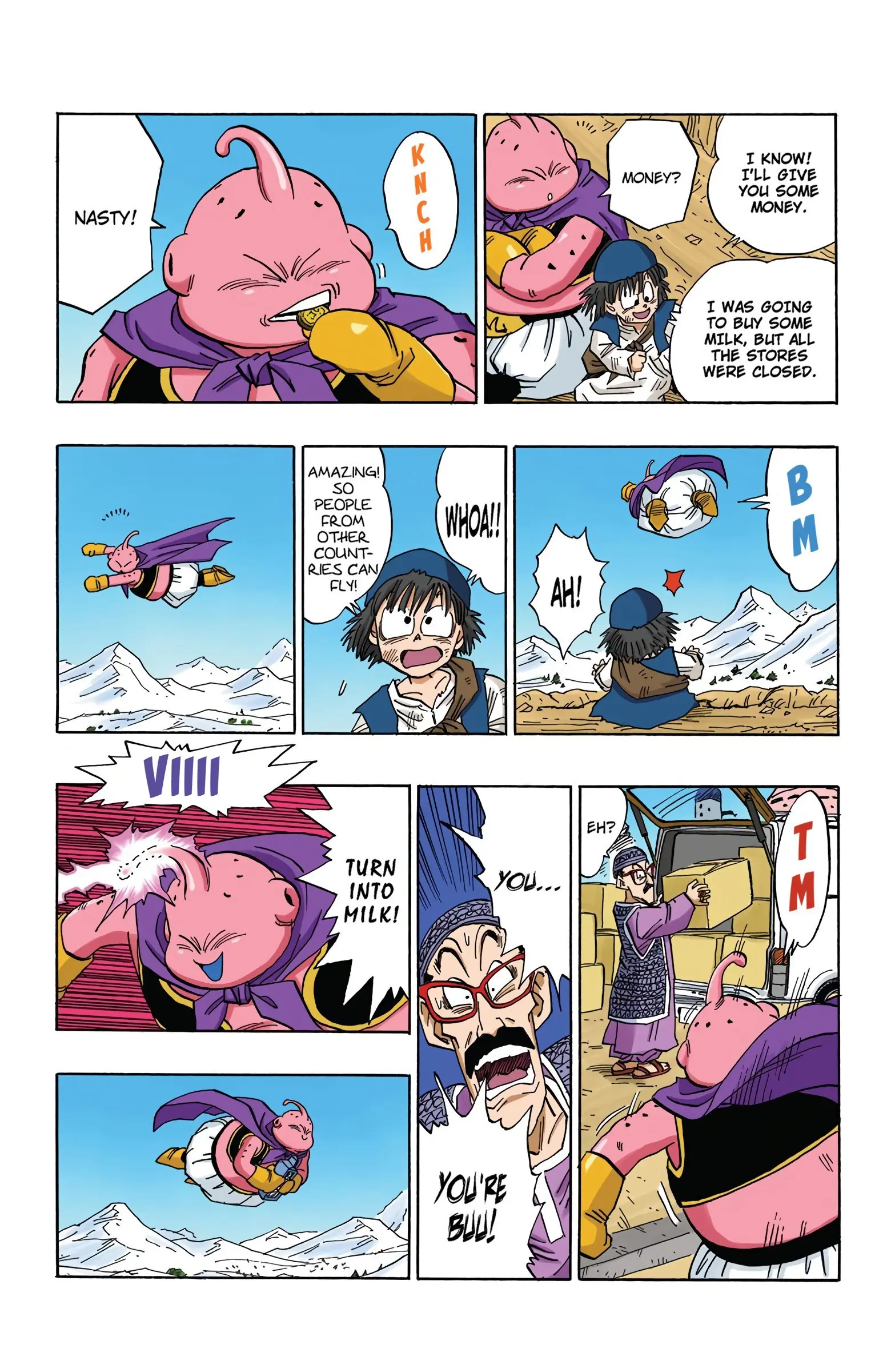DBZ Majin Buu Saga Colored Manga, chapter 478, page 11