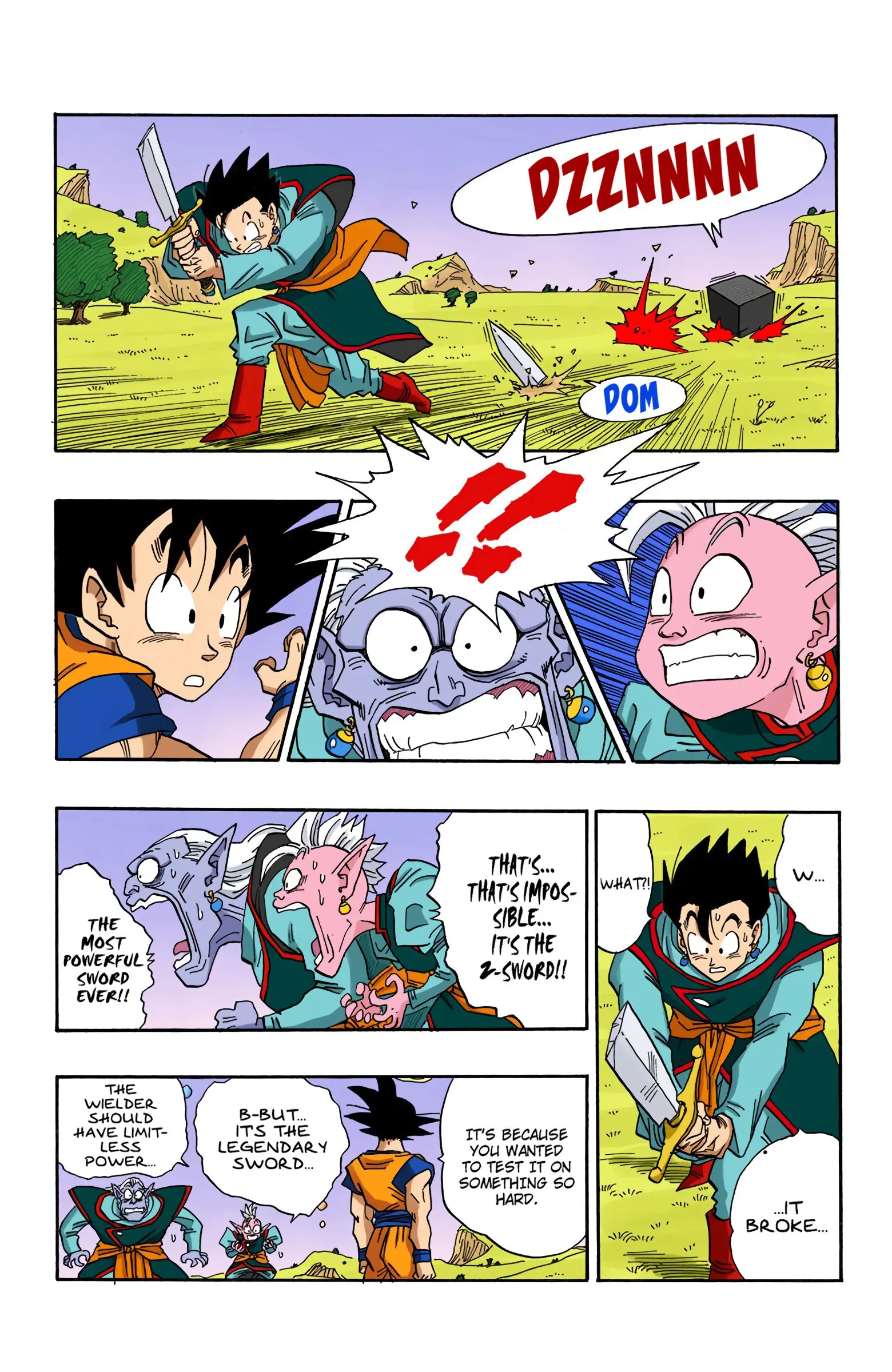 DBZ Majin Buu Saga Colored Manga, chapter 479, page 4