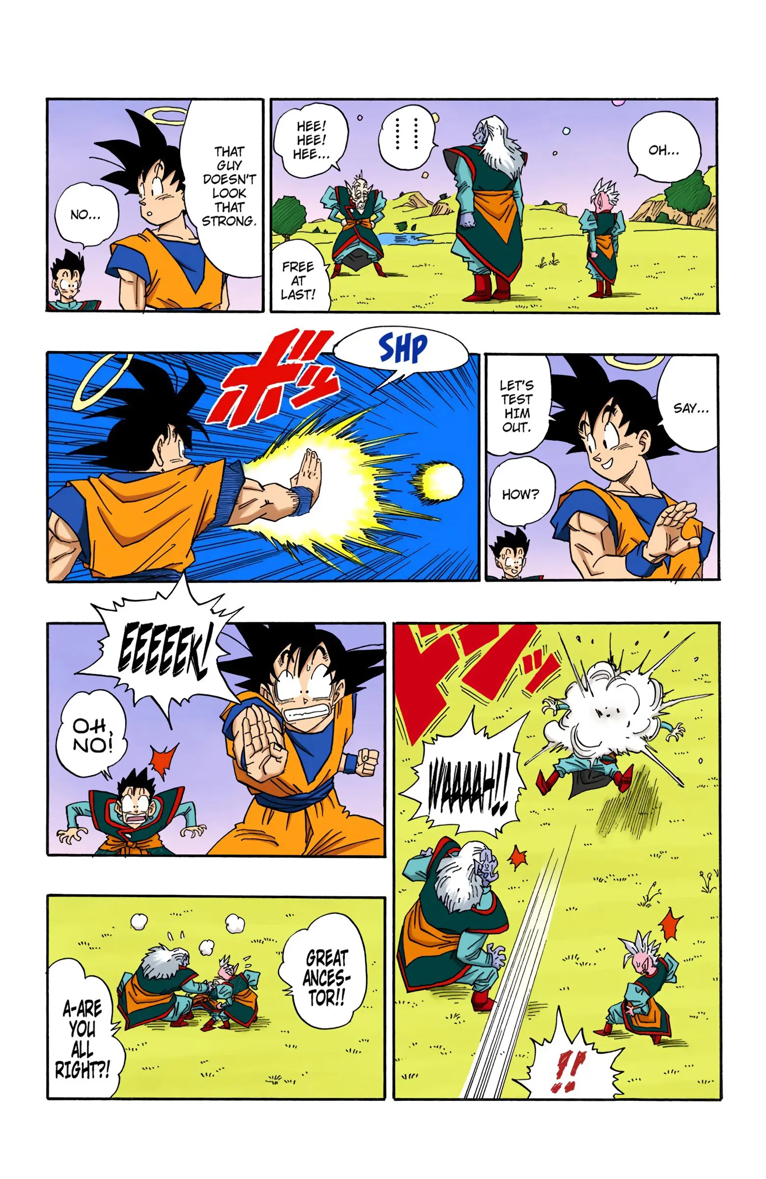 DBZ Majin Buu Saga Colored Manga, chapter 479, page 7