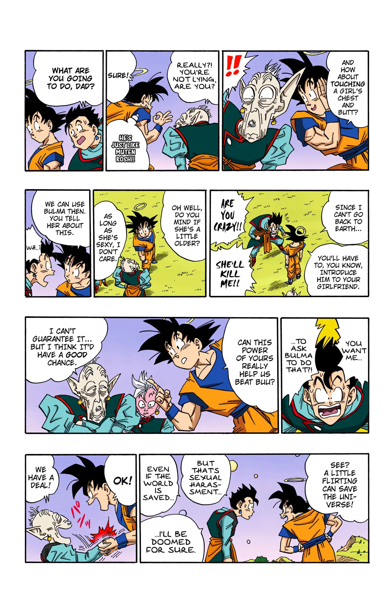 DBZ Majin Buu Saga Colored Manga, chapter 479, page 9