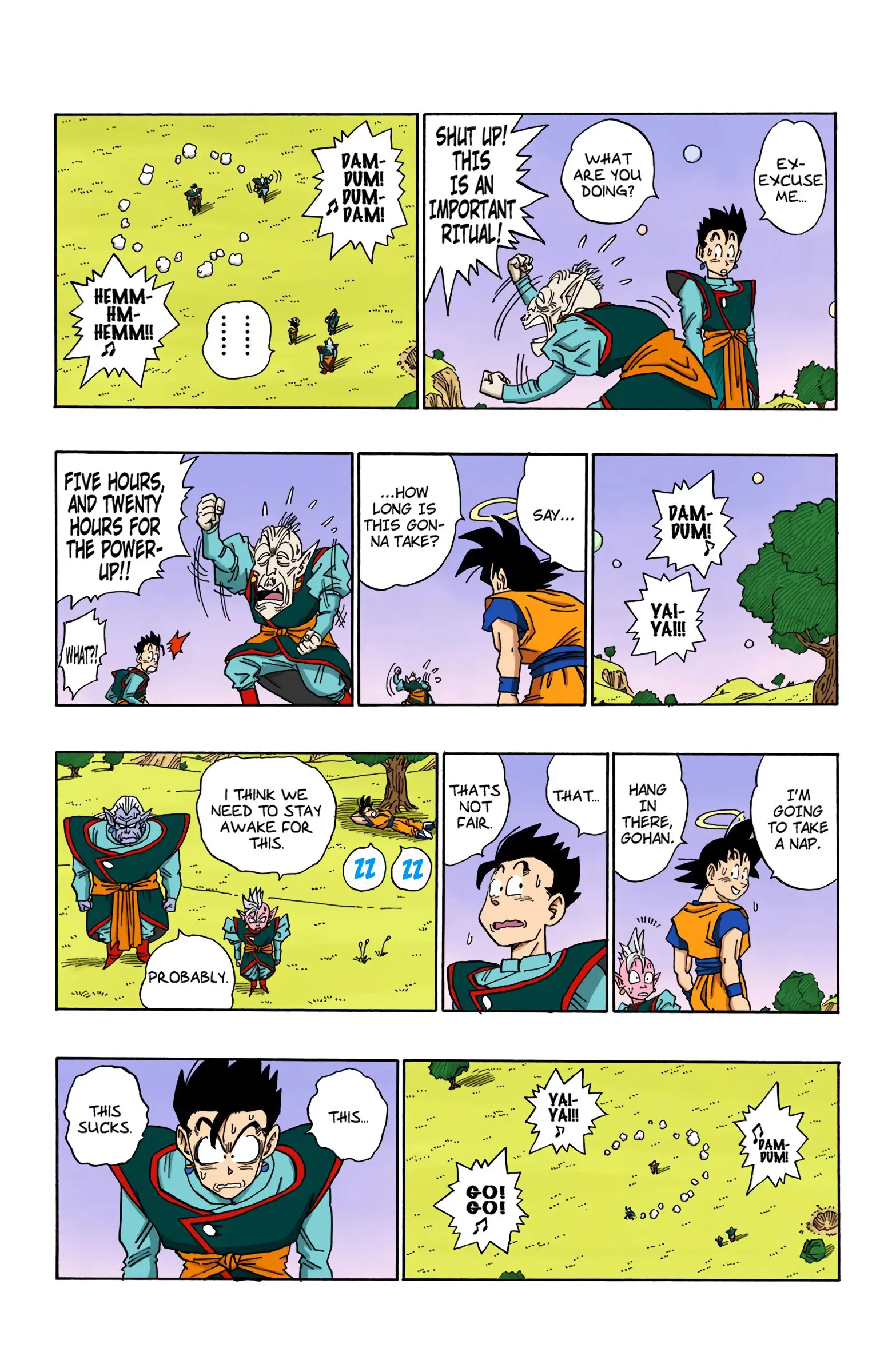 DBZ Majin Buu Saga Colored Manga, chapter 479, page 12
